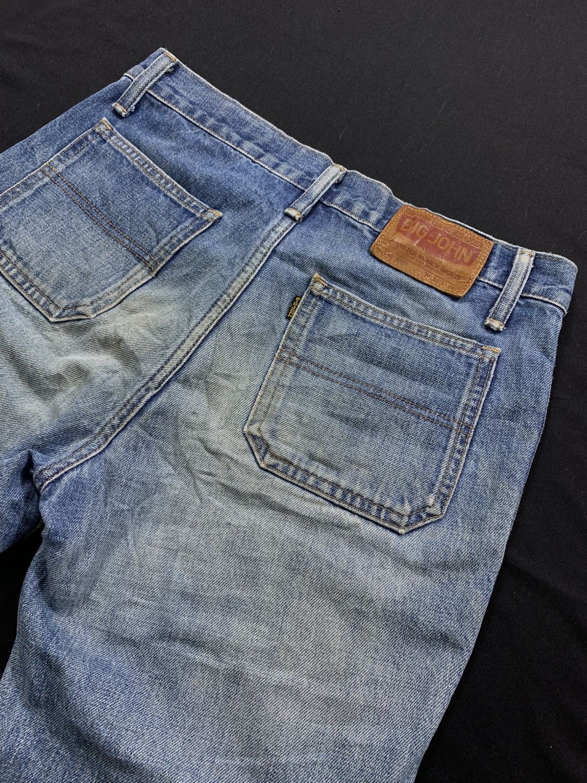 Le Grande Bleu (L.G.B.) Vintage Big John Japan Distressed super Flare Denim pants Size US 31 - 4 Thumbnail