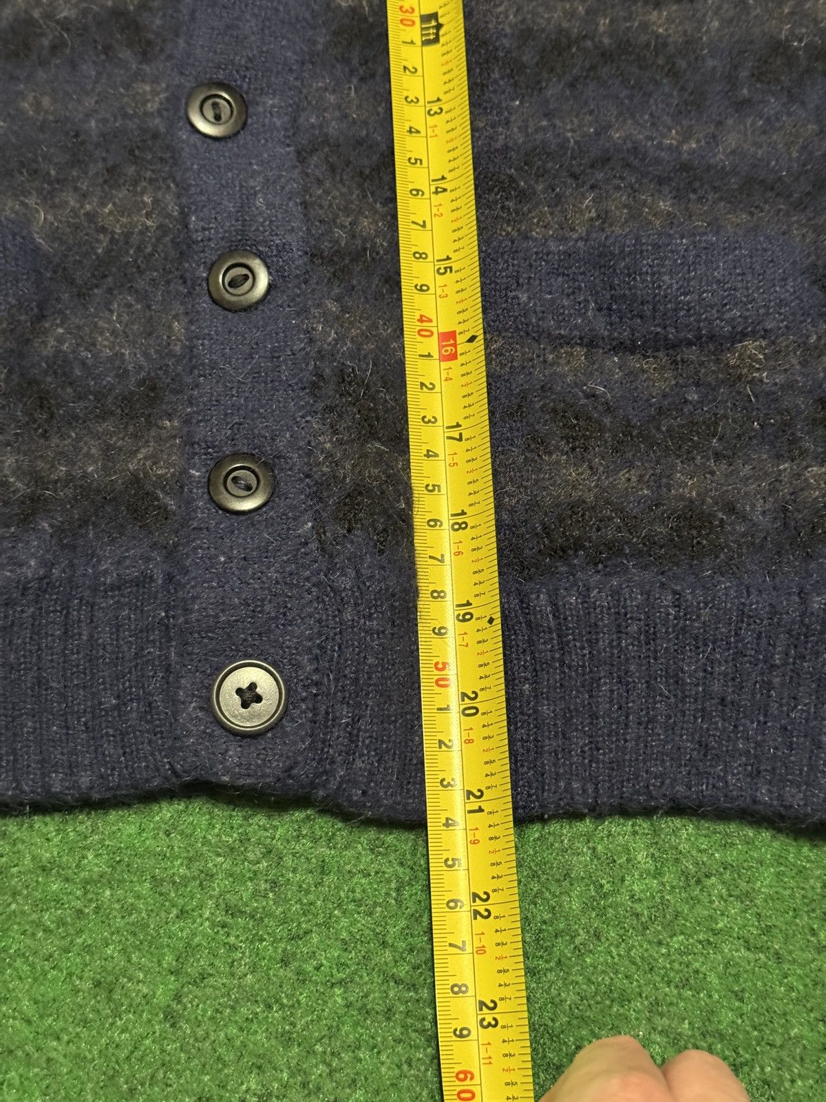 Vintage Quitex Cardigan Baby Alpaca Wool 17.5x21 XS 50s 60s Sweater Size XS / US 0-2 / IT 36-38 - 5 Thumbnail