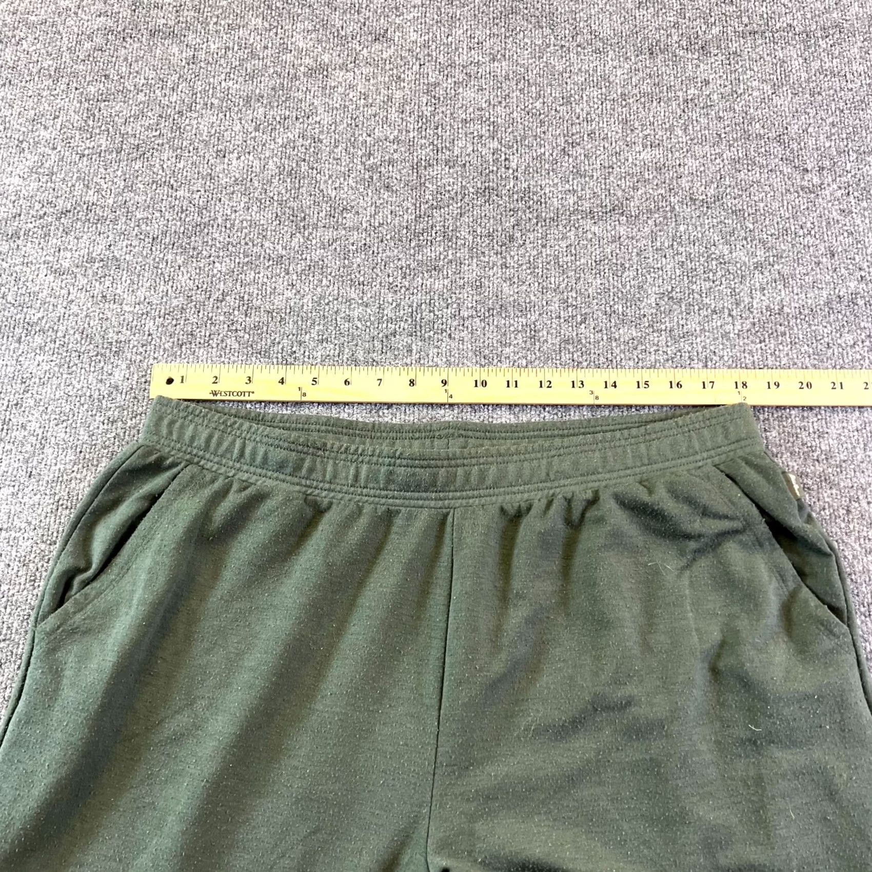 Eddie Bauer Eddie Bauer Sweatpants Womens XL Army Green Fleece Lined Tapered Leg Loungewear Size 40" / US 18 - 3 Thumbnail