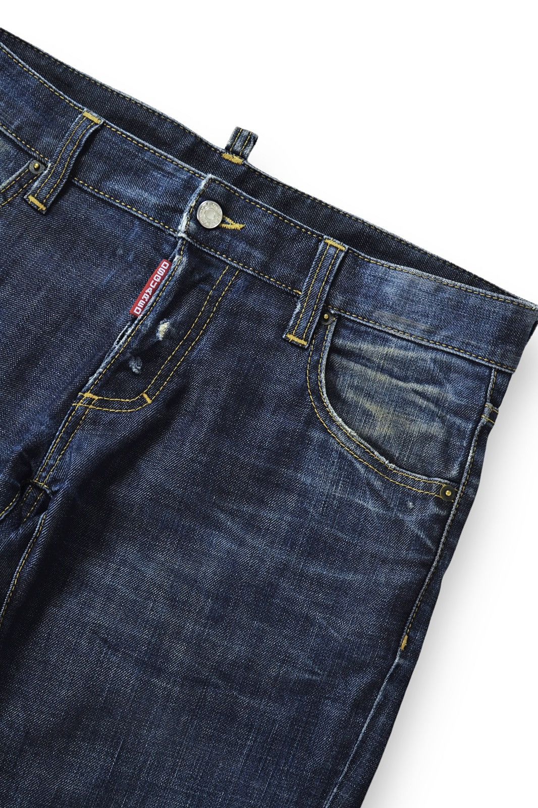 Dsquared2 Dsquared2 Distressed Slim Fit Indigo Jeans Denim Pants Size US 30 / EU 46 - 7 Thumbnail