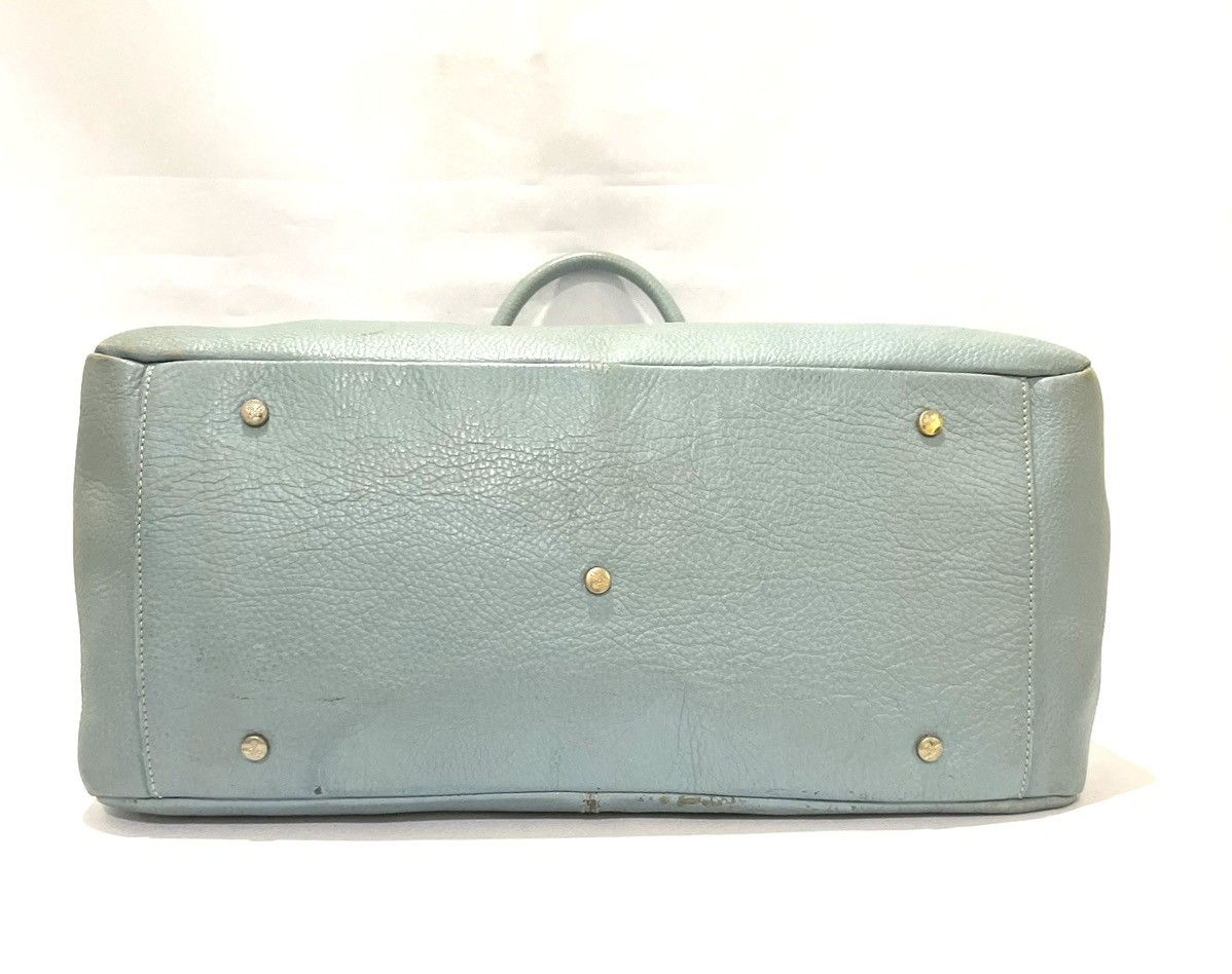 Vintage Vintage Perforated Orb Leather Handbag Size ONE SIZE - 4 Thumbnail
