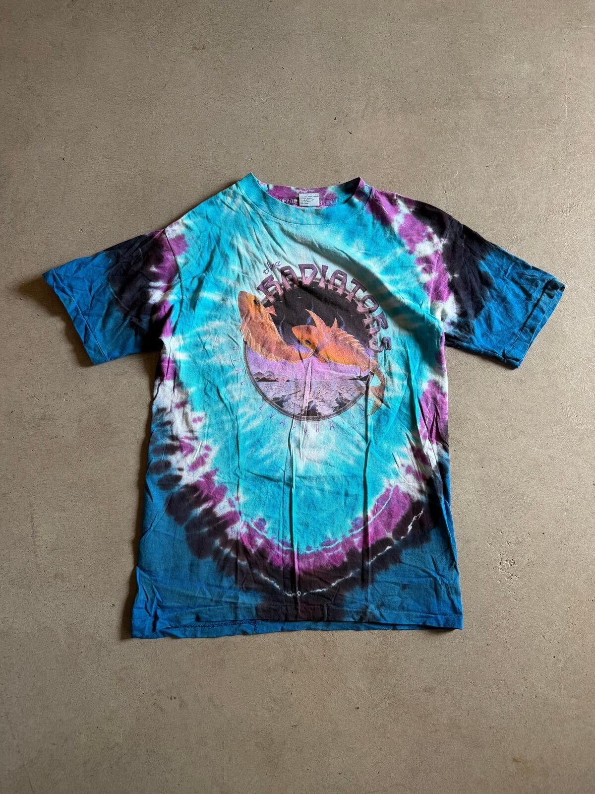Cotton On VTG The Radiators Total Evaporation Fish Tye-Dye Tee Sz L Size US L / EU 52-54 / 3 - 1 Thumbnail
