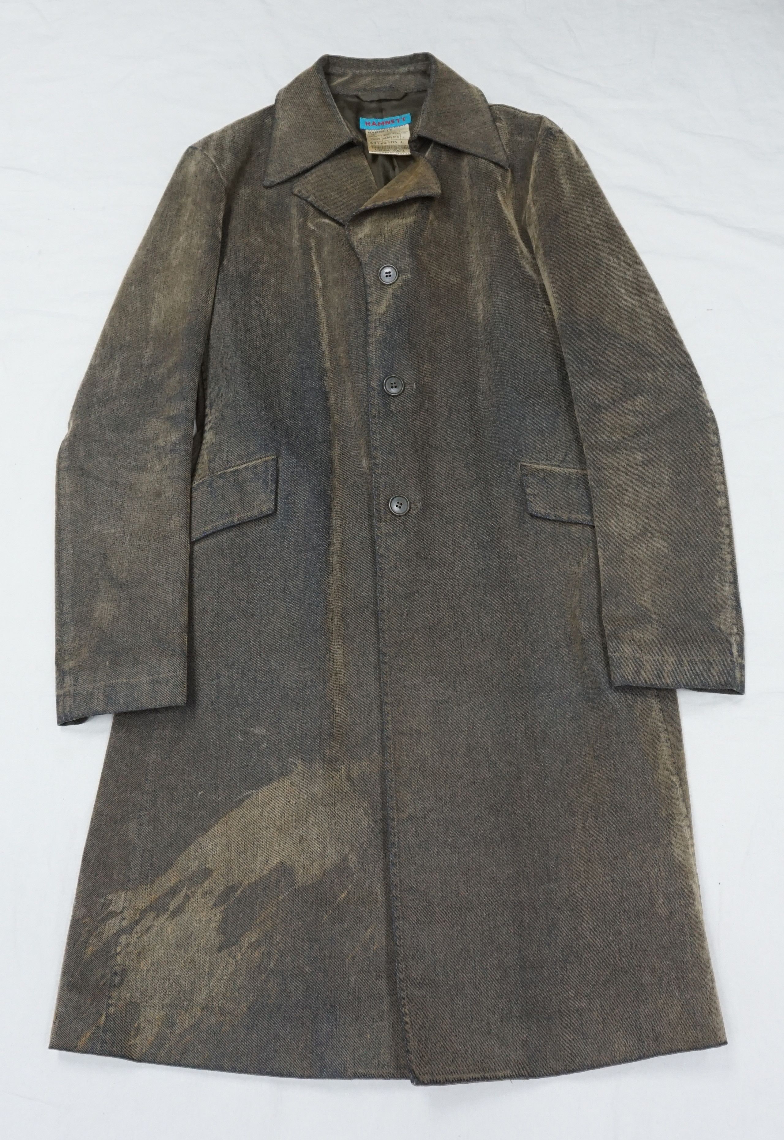 Designer × Vintage 90's Hamnett Coat Jacket Size US L / EU 52-54 / 3 - 1 Thumbnail