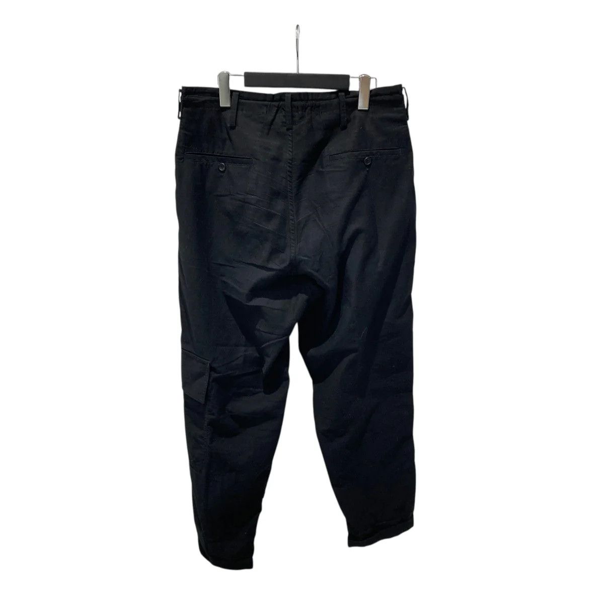 Yohji Yamamoto Yohji Yamamoto pour homme/black/cotton Easy pants Size US 33 - 2 Thumbnail