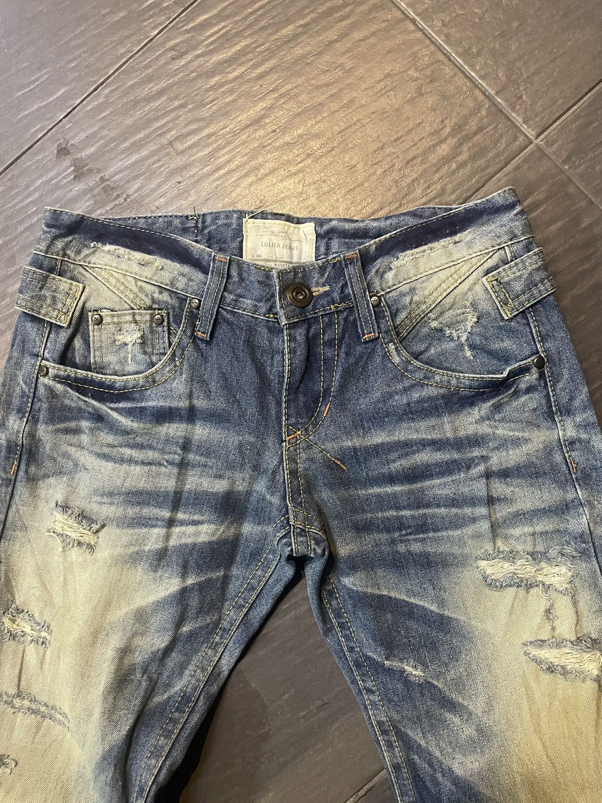 Japanese Brand × Other Lolita Jeans Distressed Size US 32 / EU 48 - 10 Thumbnail