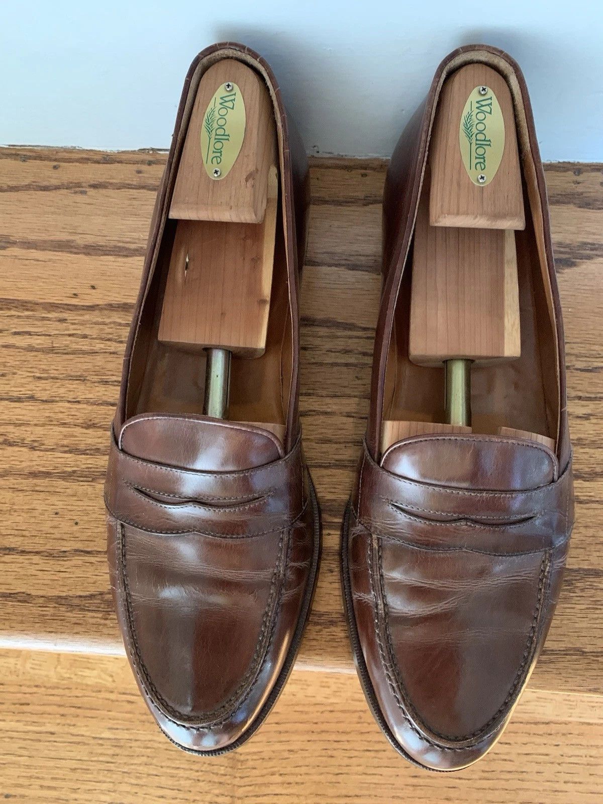 Polo Ralph Lauren Polo Ralph Lauren Penny Loafer Brown Leather Made in Italy Size US 9.5 / EU 42-43 - 2 Thumbnail