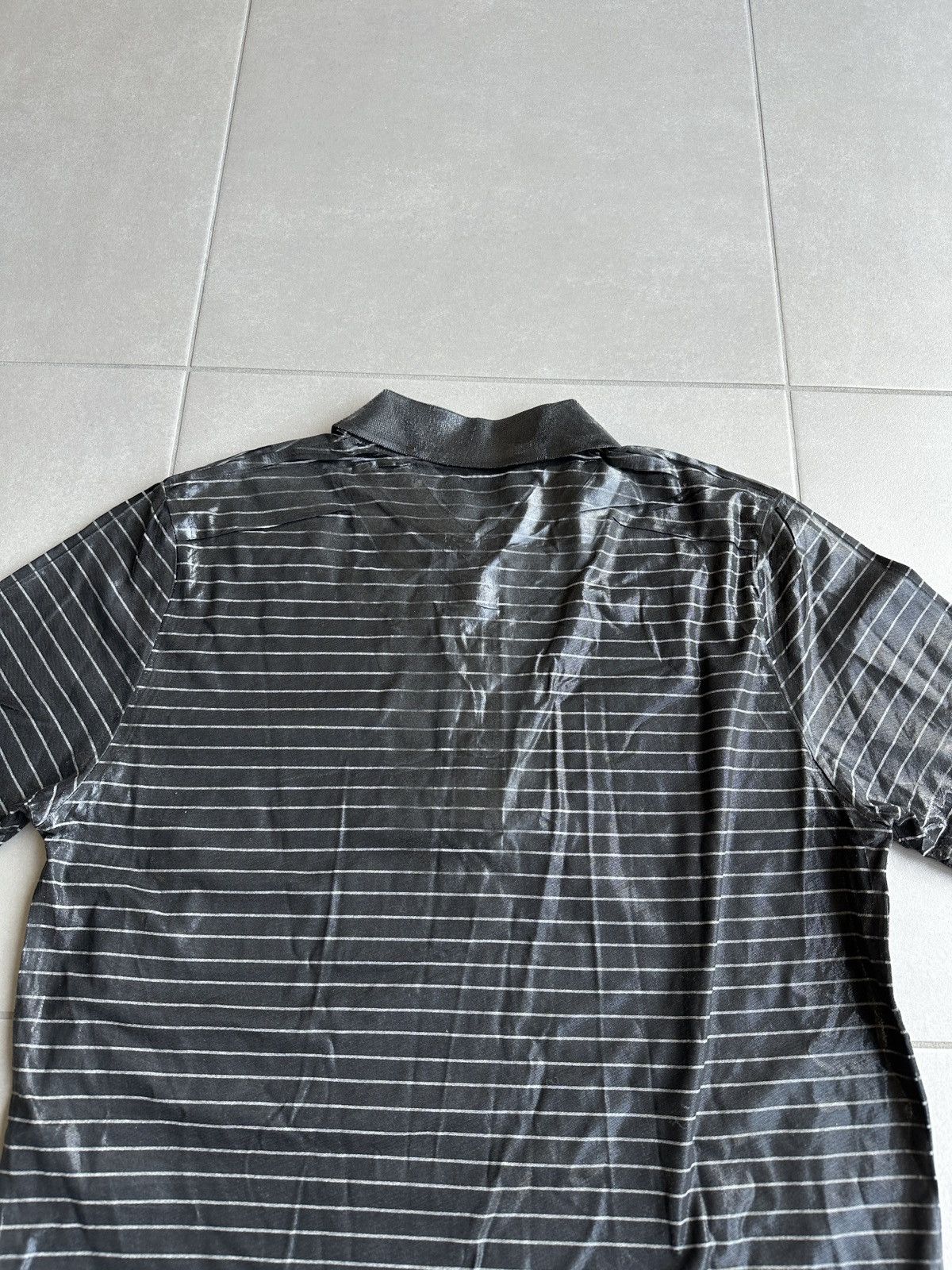 Dior × Hedi Slimane Dior Homme AW03 "Luster" Waxed polo Size US L / EU 52-54 / 3 - 13 Thumbnail