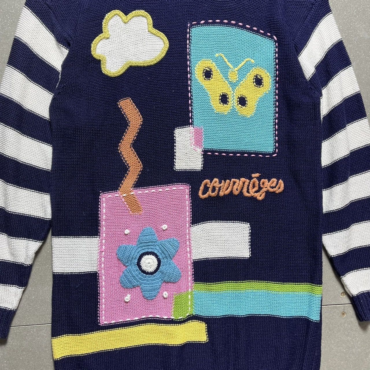 Courreges × Hysteric Glamour Courrèges Knit Sweater Size M / US 6-8 / IT 42-44 - 3 Thumbnail