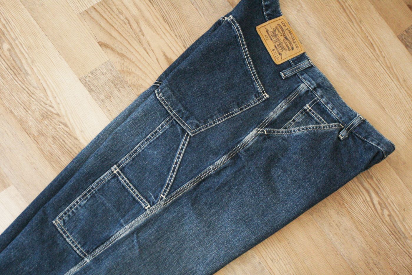 Levi's Vintage Levis Orange Tab Baggy Carpenter Wide Loose jeans Size US 32 / EU 48 - 3 Thumbnail