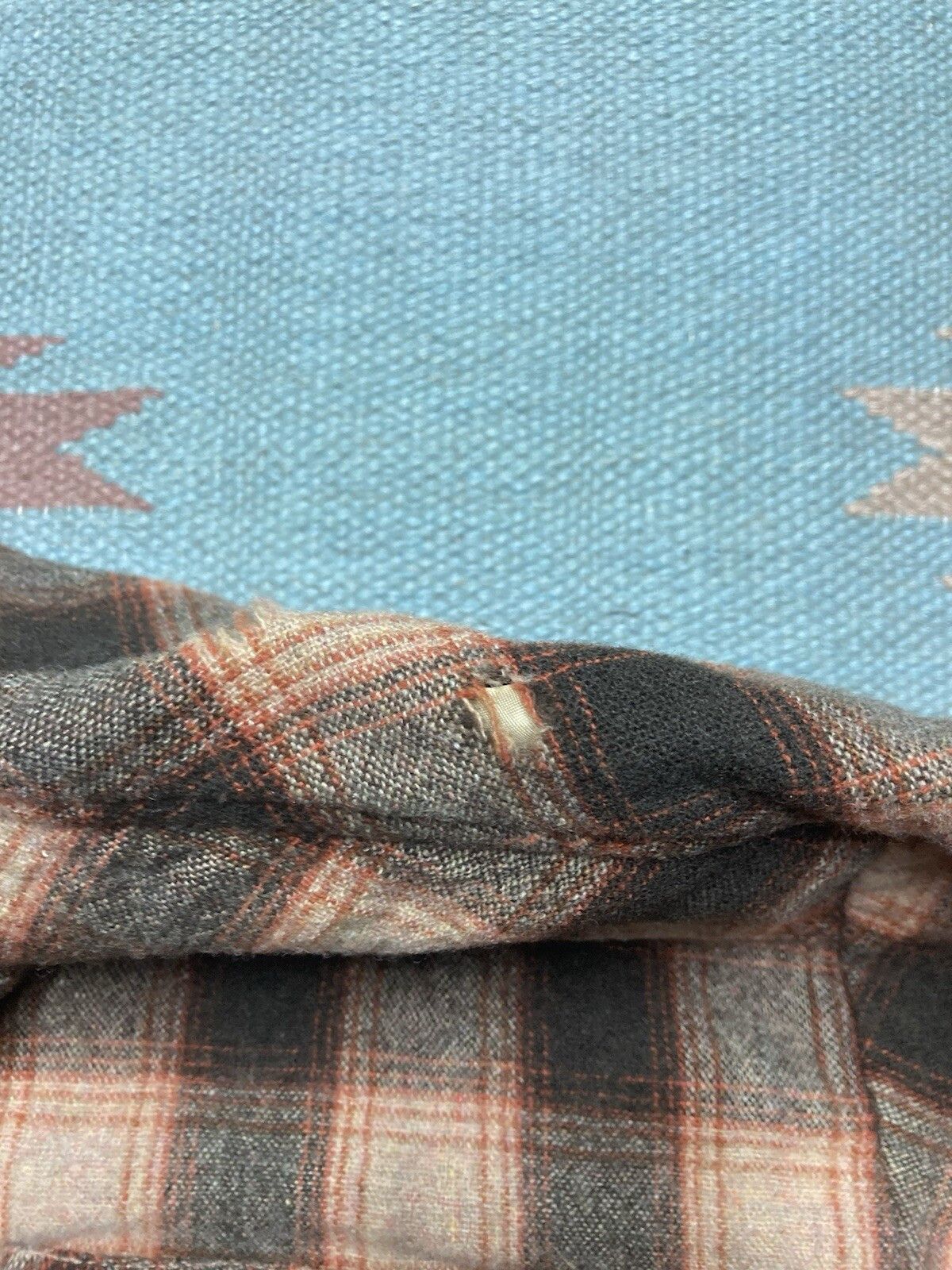 Vintage Vintage Kmart wool shirt jacket Pearl snap plaid western XL Size US XL / EU 56 / 4 - 5 Thumbnail