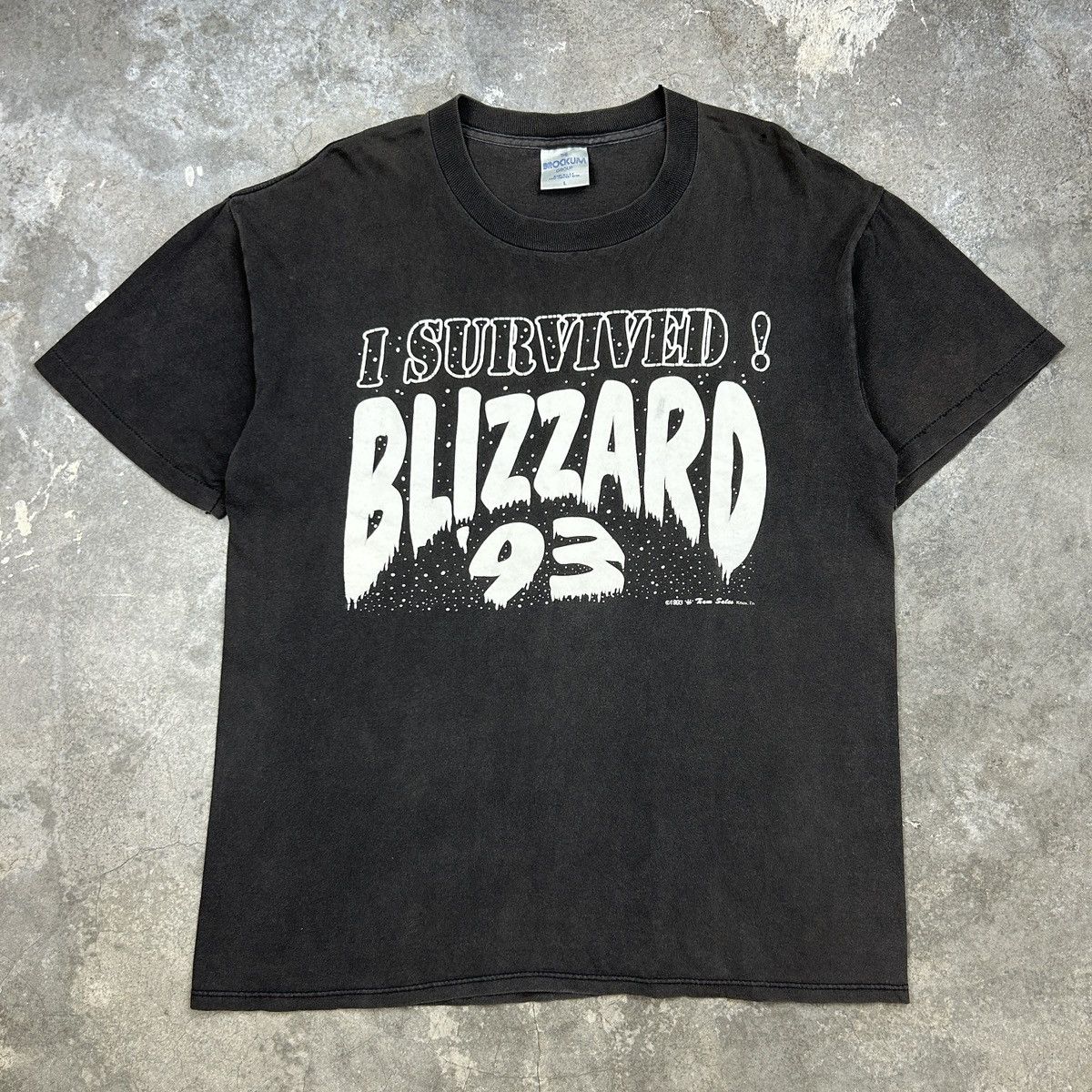 Brockum × Vintage 1990s I Survived Blizzard Size US L / EU 52-54 / 3 - 1 Thumbnail