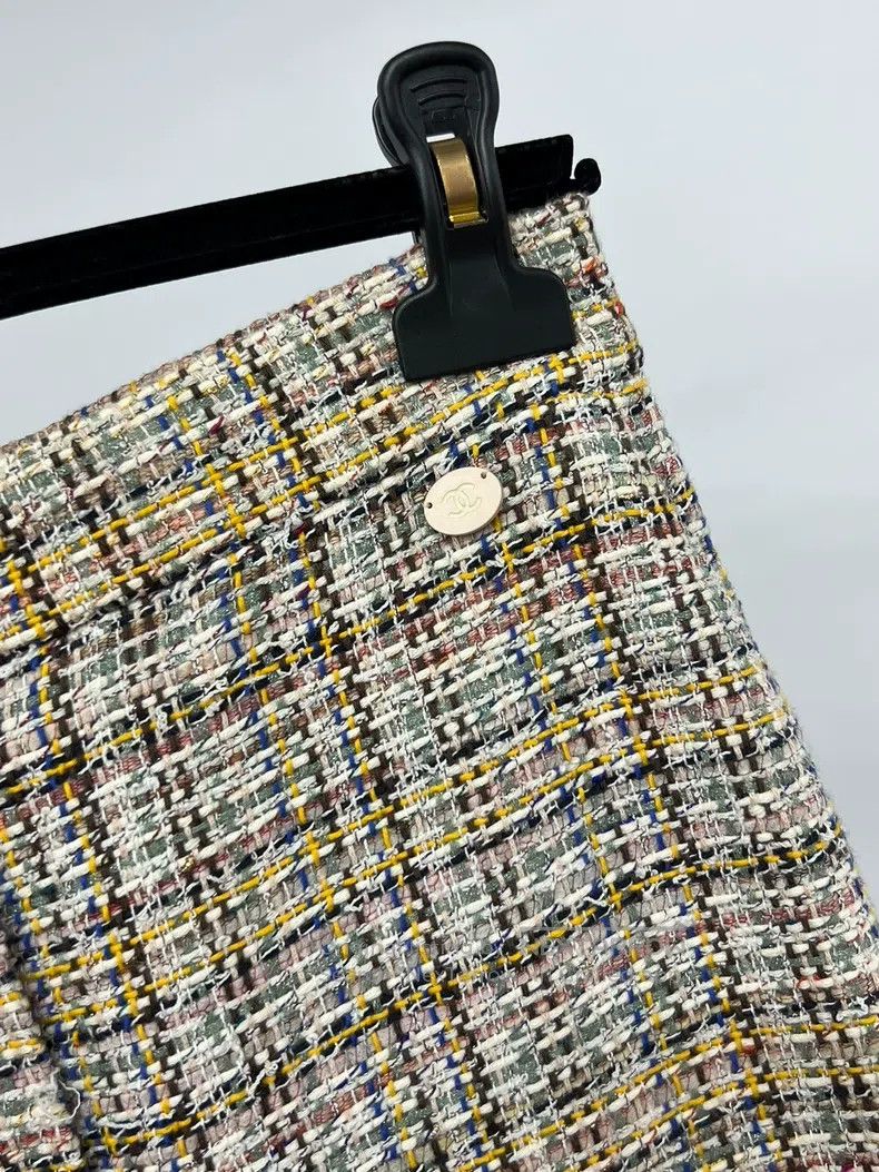 Chanel Chanel Colourful tweed knitted trousers Size 24" / US 00 / IT 34 - 2 Thumbnail