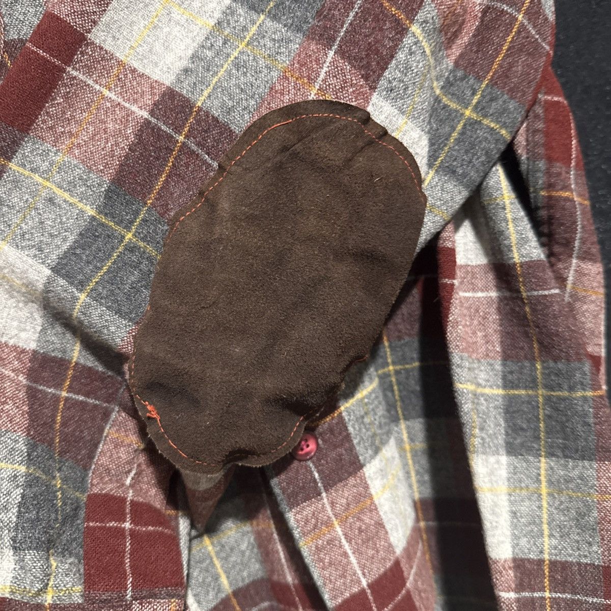 Pendleton VTG Pendleton Sz L 60s 70s Red Brown Board Loop Shirt Size US L / EU 52-54 / 3 - 4 Thumbnail