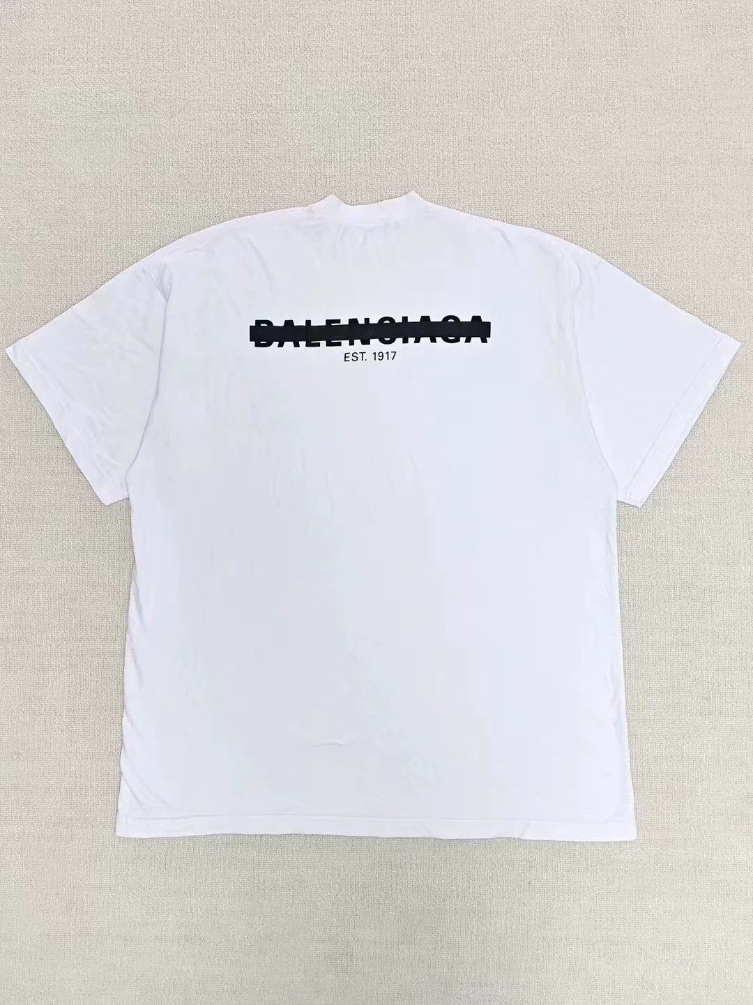 Balenciaga Balenciaga 22fw occlusion line logo short sleeved T-shirt -DMC Size US L / EU 52-54 / 3 - 1 Thumbnail