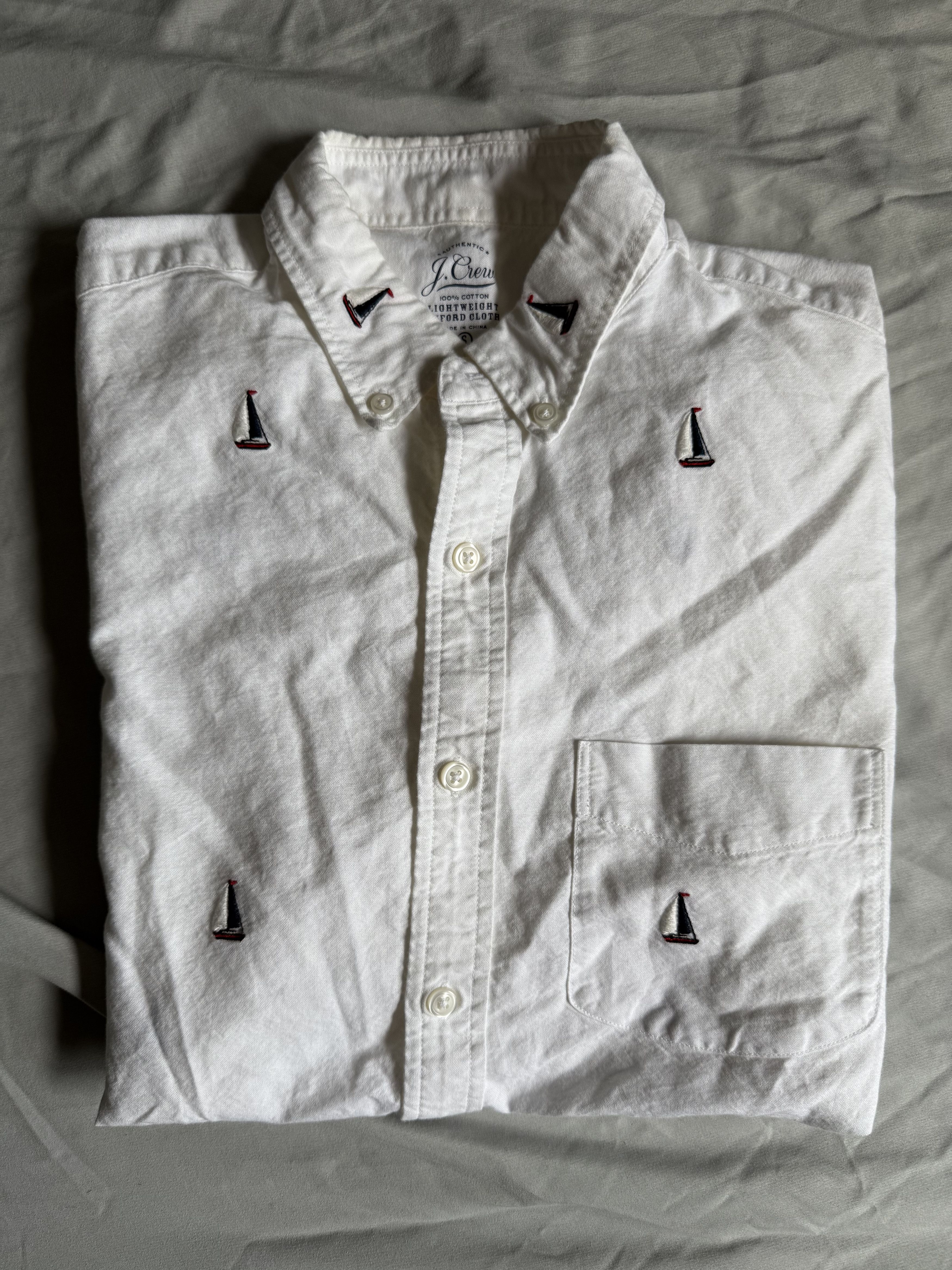 J.Crew J. Crew sailboat stitch pattern Button Up Shirt $79.50 Size US S / EU 44-46 / 1 - 4 Thumbnail