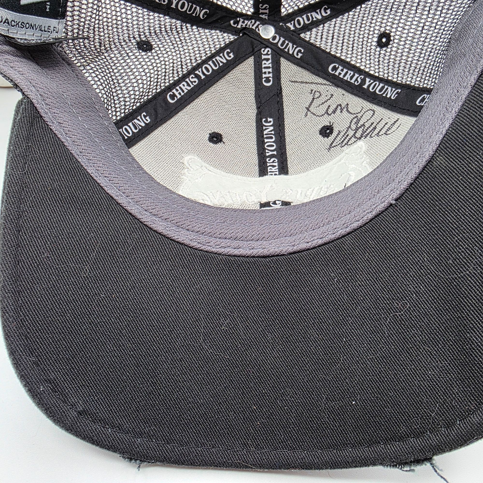 Other Chris Young 2016 World Tour Mesh Trucker Hat Adjustable Blac Size ONE SIZE - 9 Thumbnail