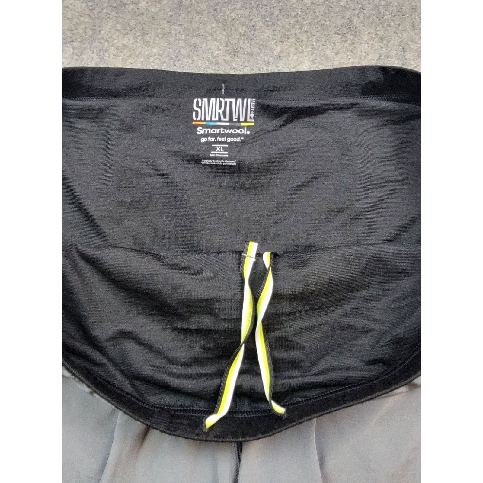 Smartwool Smartwool Active Shorts Mens XL Gray 5'' Inseam Lined Pockets Drawstring Quick Dry NWT Breathing Athletic Shorts Size US 36 / EU 52 - 3 Thumbnail