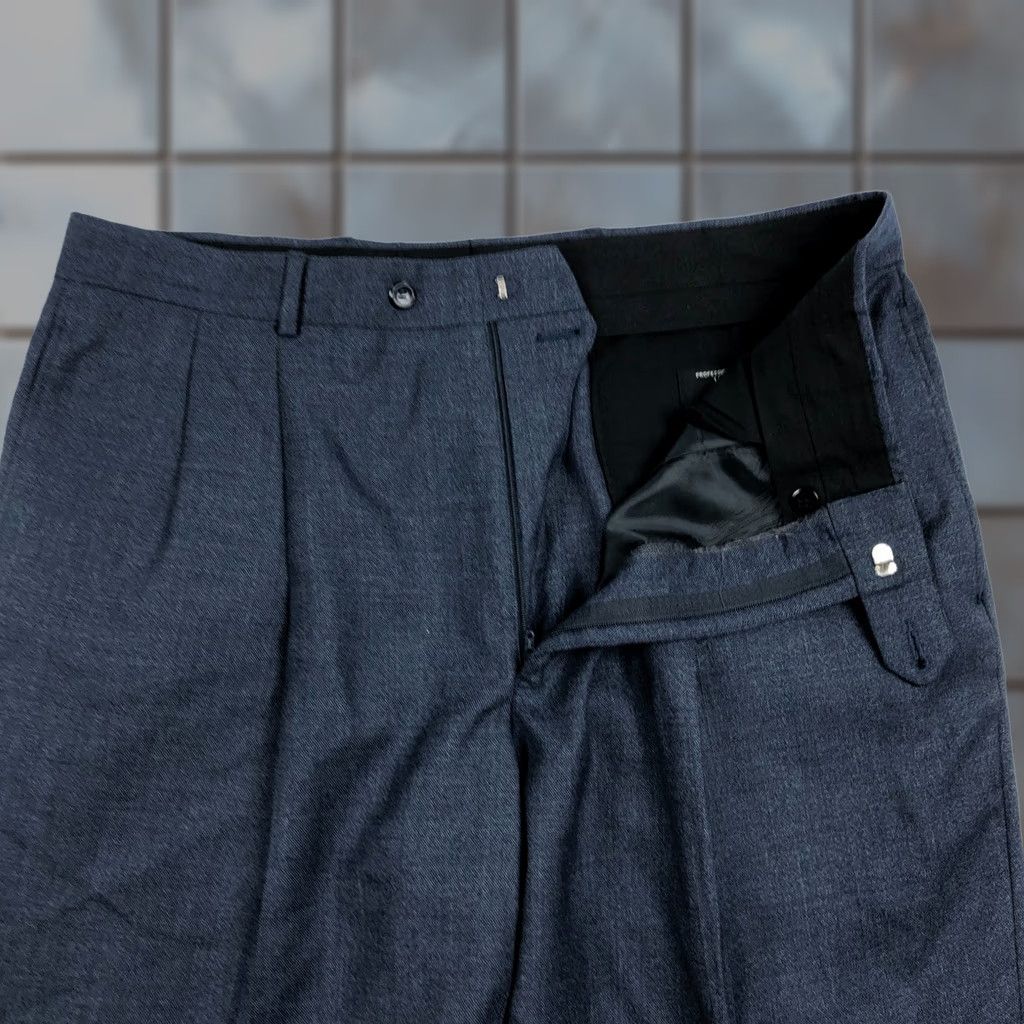 Jos. A. Bank Jos. A. Bank Dress Pants 36x30 Wool Pleated Cuffed Executive Mens Blue Size US 36 / EU 52 - 1 Thumbnail