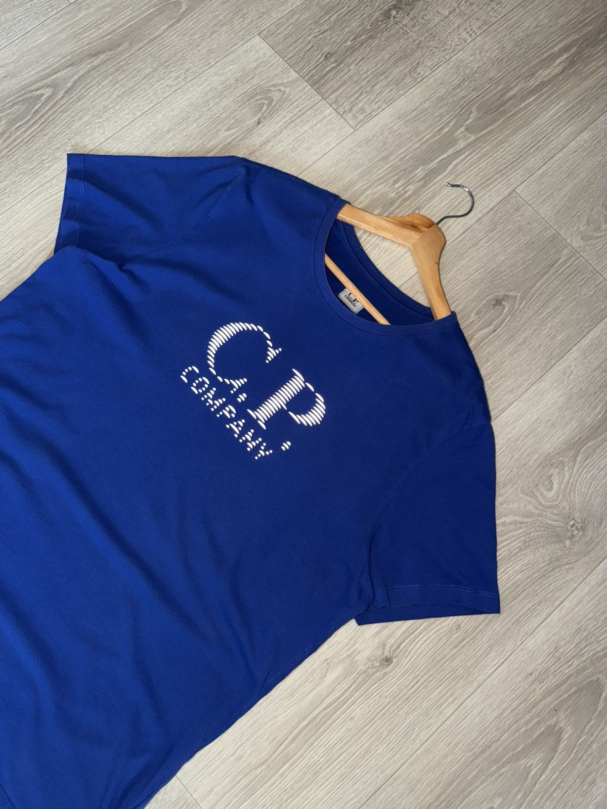 C.P. Company C.P Company Reflective Big Logo Blue T-Shirt Men's Size XXL Size US XXL / EU 58 / 5 - 4 Thumbnail