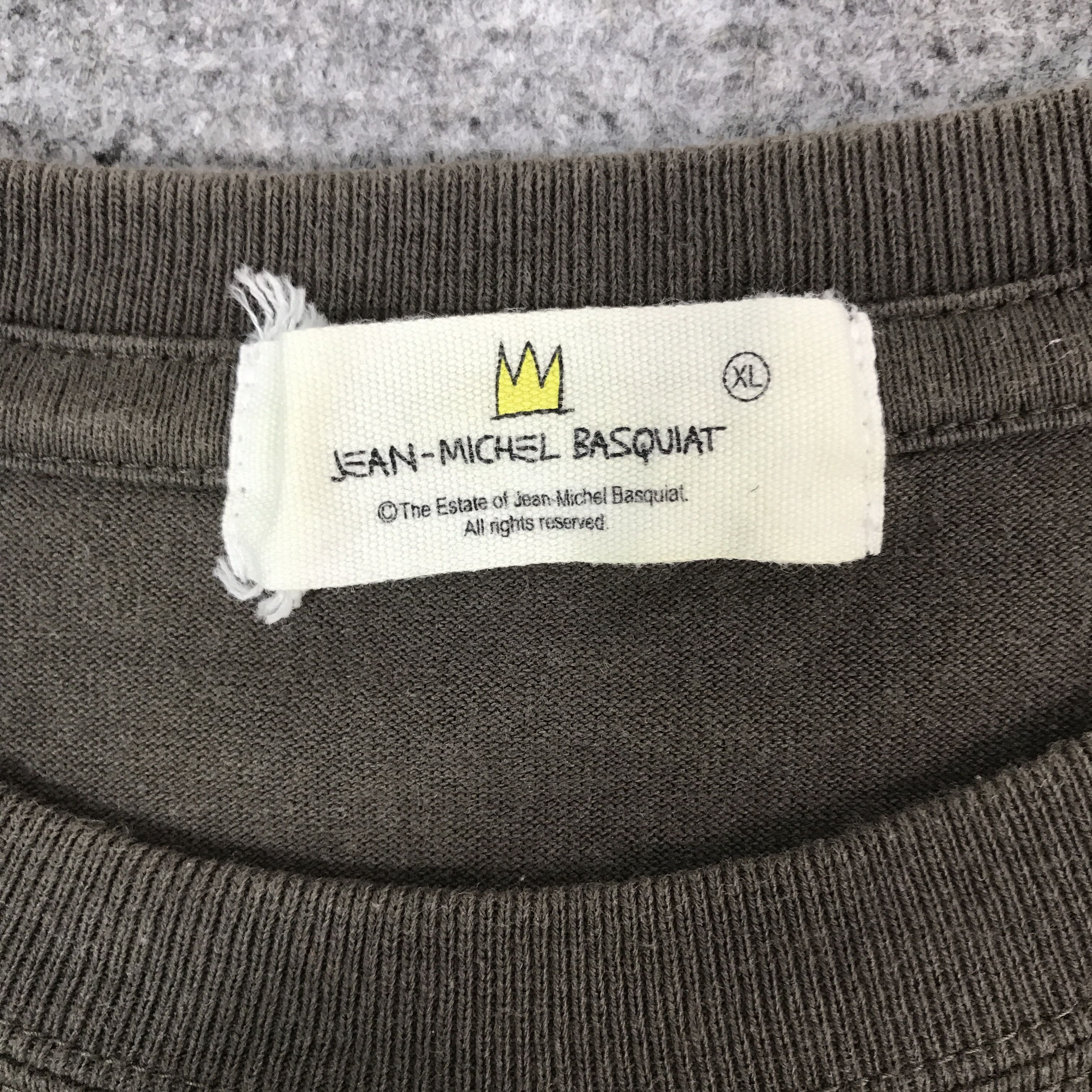 Jean-Michel Basquiat jean-michel basquiat design Cropped style t-shirt Size US XL / EU 56 / 4 - 7 Thumbnail
