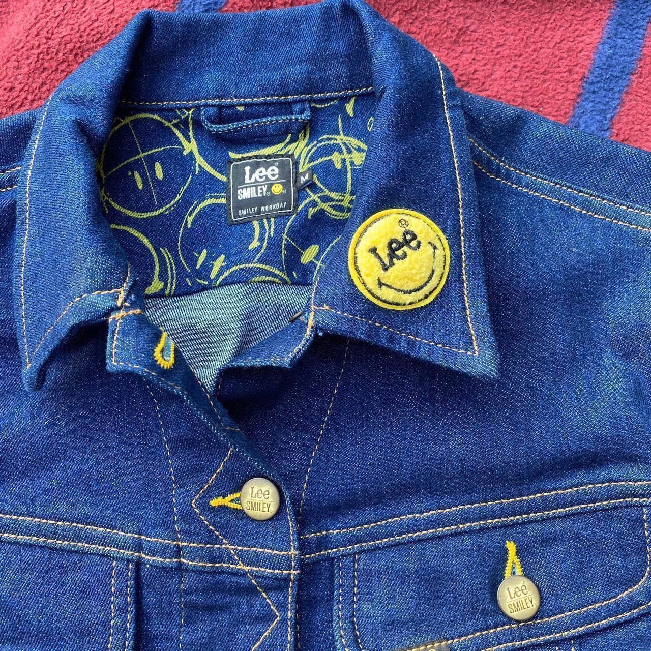 Lee Lee X Smiley collared Denim blue jeans Jacket M Size M / US 6-8 / IT 42-44 - 2 Thumbnail