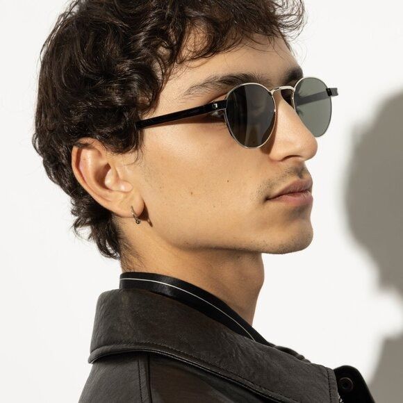 Saint Laurent Paris 🕶️ New Saint Laurent SL707 003 Sunglasses -Grey and Havana Size ONE SIZE - 3 Thumbnail