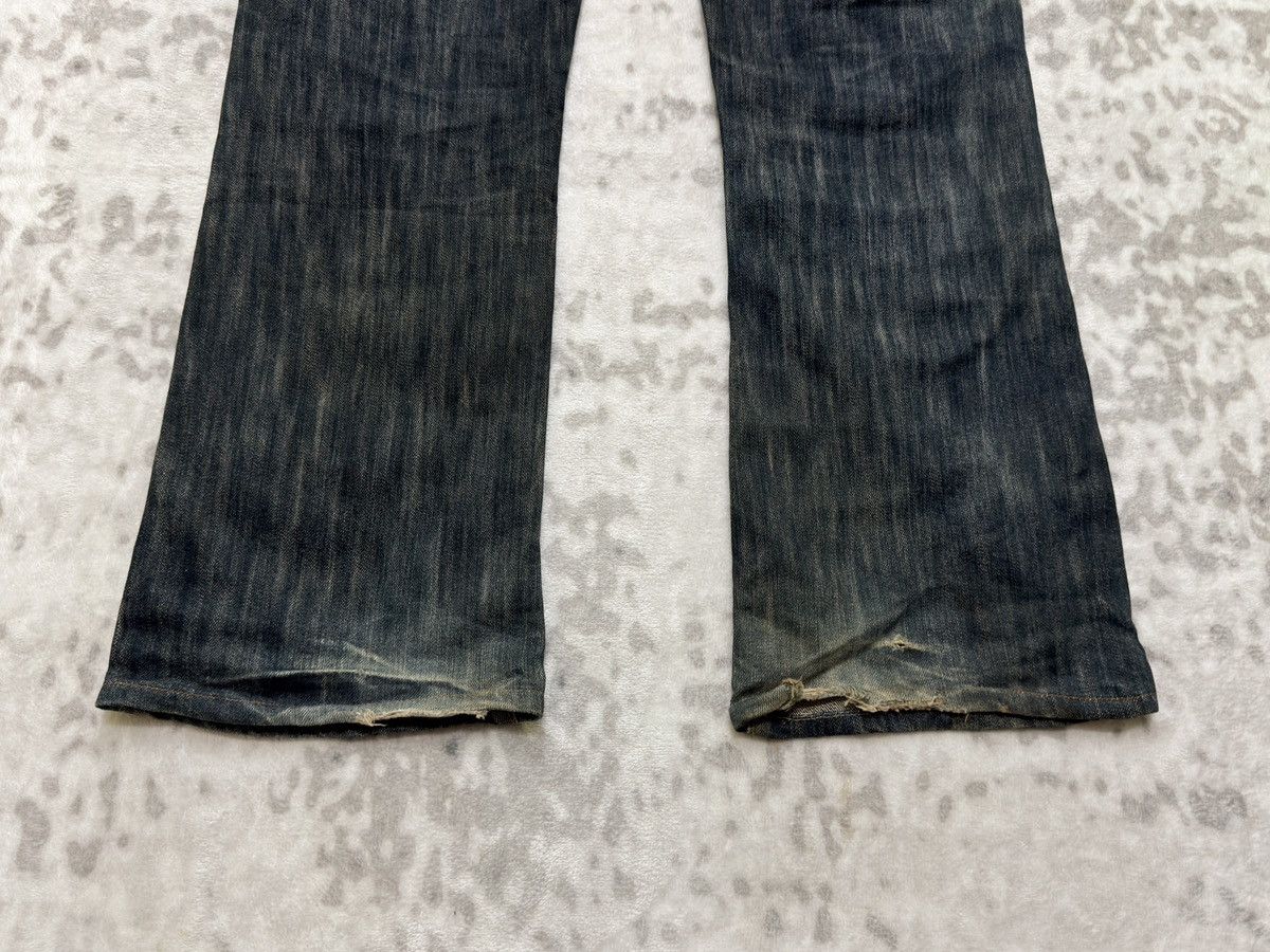 Edwin Flared EDWIN 503 Distressed Style V Pocket Denim Jeans Size US 31 - 13 Thumbnail