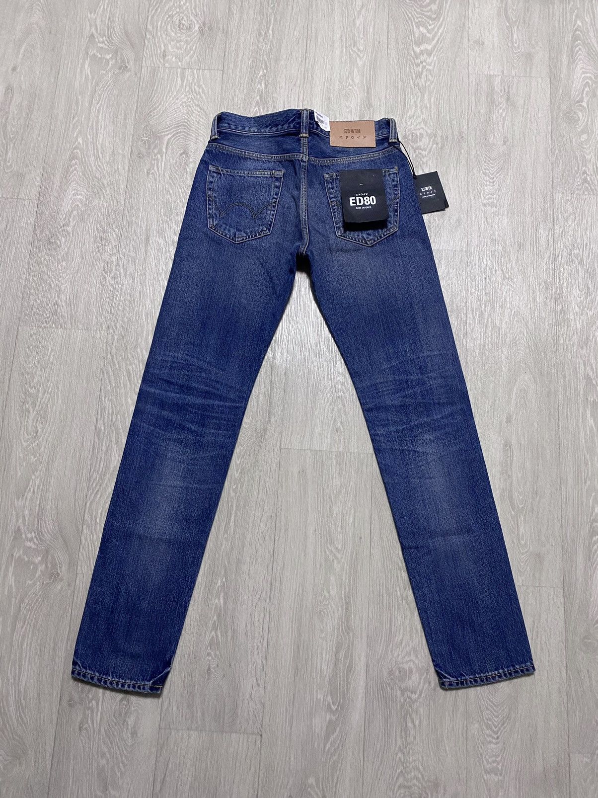 Edwin Edwin ED-80 Rainbow Selvedge Washed Patchwork Torn Denim Size US 28 / EU 44 - 1 Thumbnail