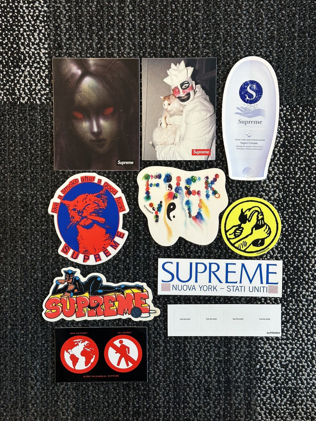 10x Supreme Stickers Lot