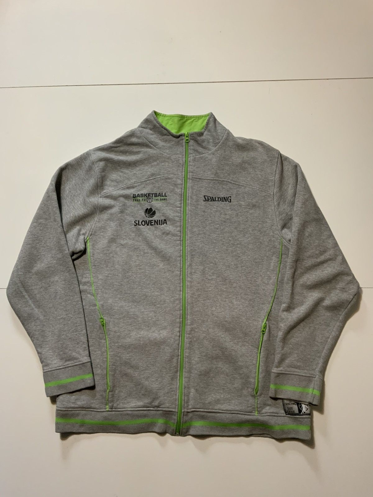 Spalding Slovenia National Basketball FIBA EuroBasket Track Jacket Size US XXL / EU 58 / 5 - 2 Thumbnail