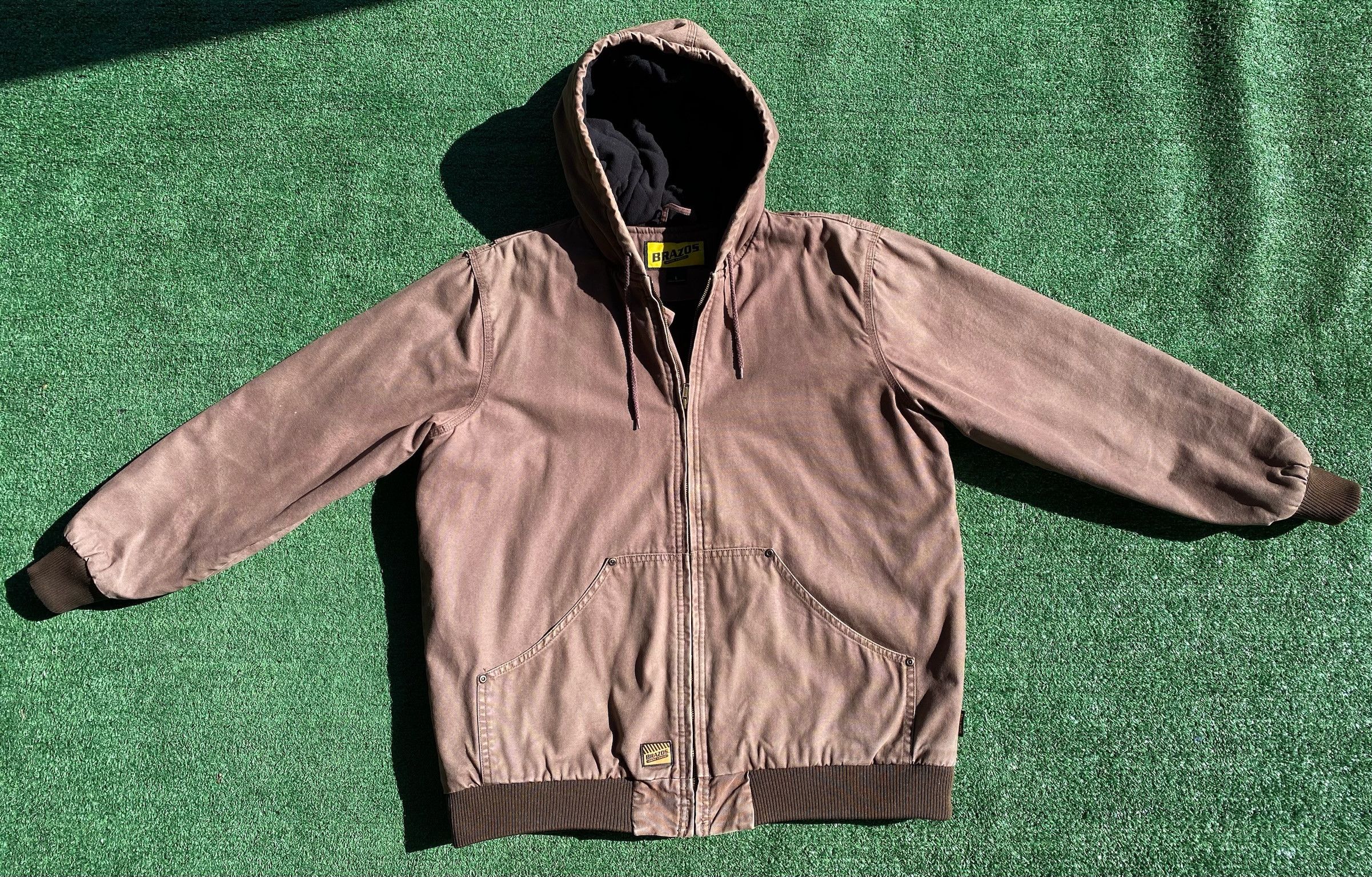 Other Brazos Quilted Lined Chore Distressed Jacket Brown XL Size US XL / EU 56 / 4 - 2 Thumbnail