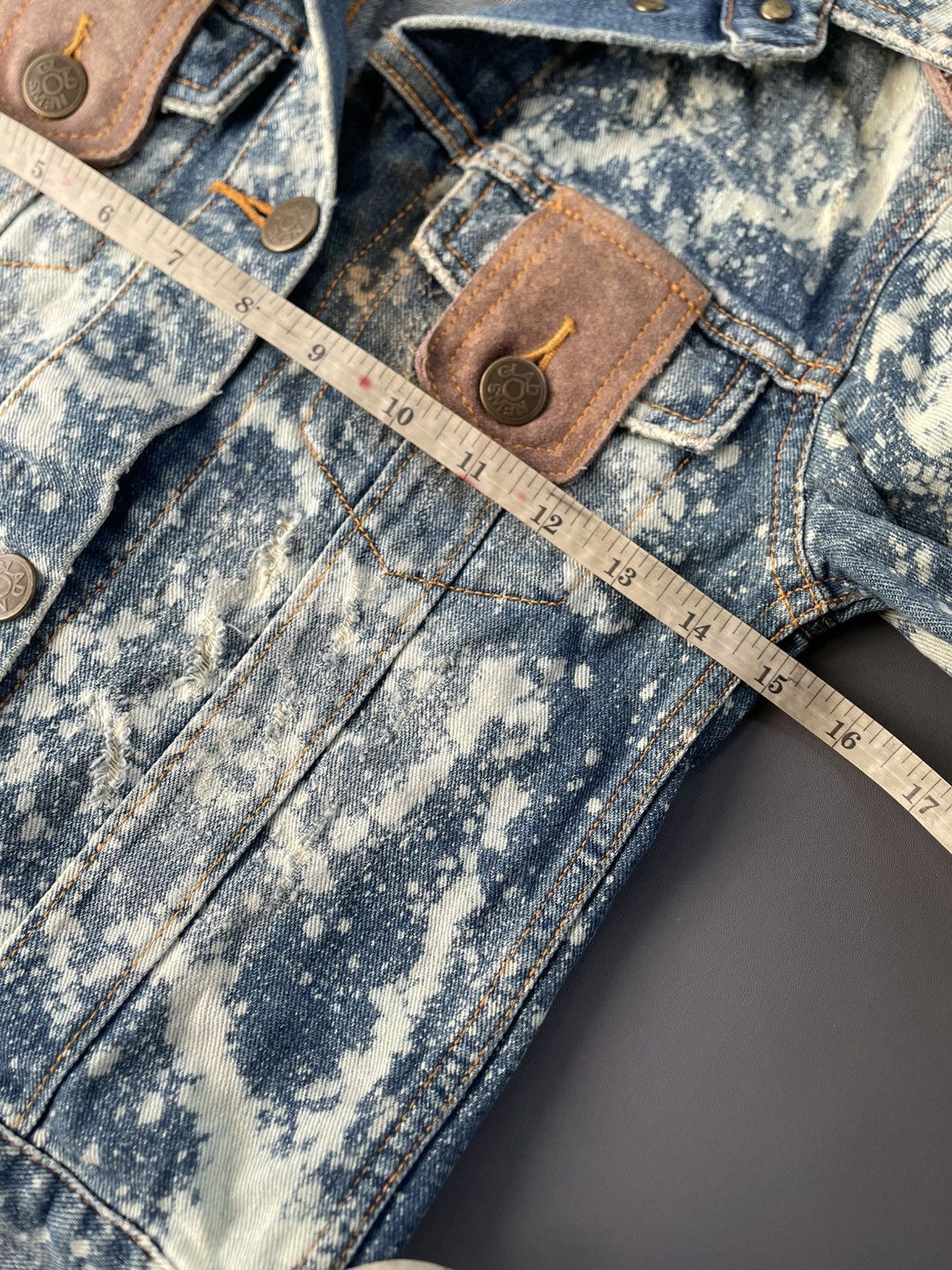 Yasuyuki Ishii Japanese Glad News Acidwash Faux Fur Lgb Style Size US XS / EU 42 / 0 - 12 Thumbnail