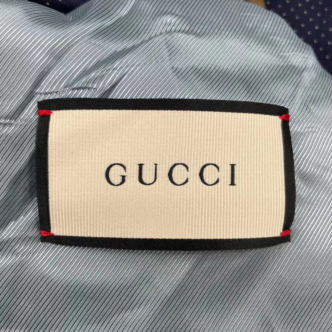 Gucci Gucci chest pocket embroidered logo lapel jacket Nextarrow- Size US S / EU 44-46 / 1 - 4 Thumbnail