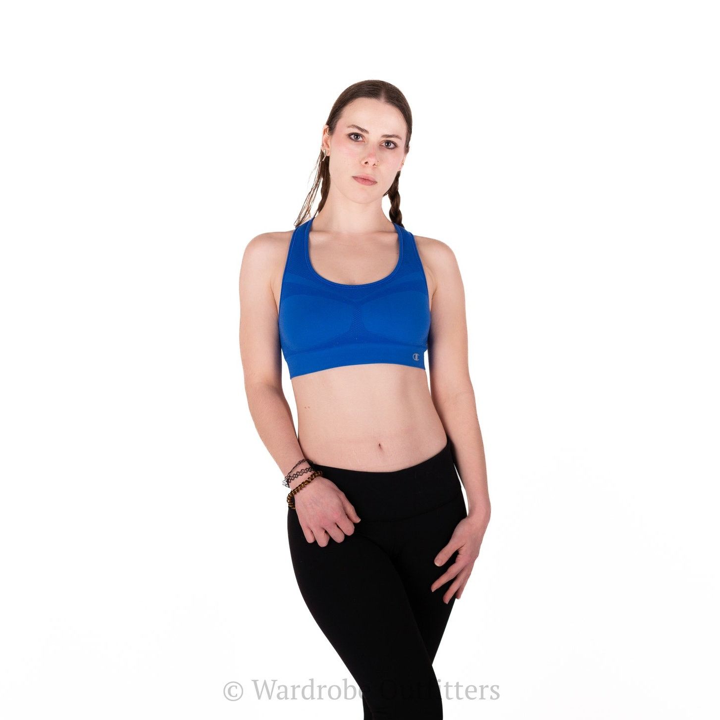 Champion Champion Blue Sports Bra Size ONE SIZE - 4 Thumbnail