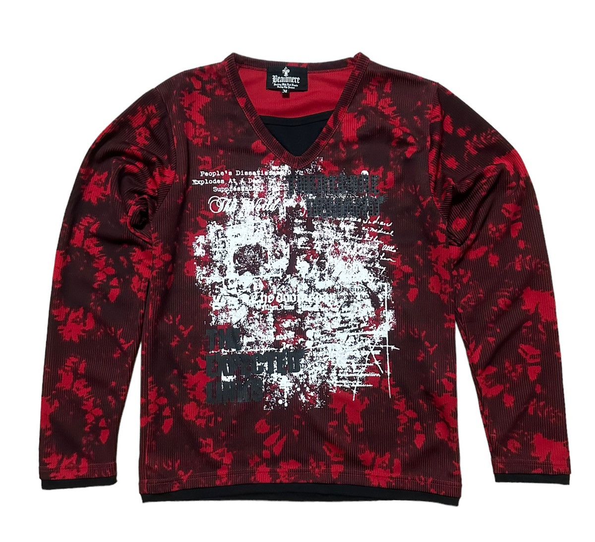 Affliction Japanese Beaumere Iconic Punk Fashion Acid Wash Shirts Size US M / EU 48-50 / 2 - 2 Thumbnail