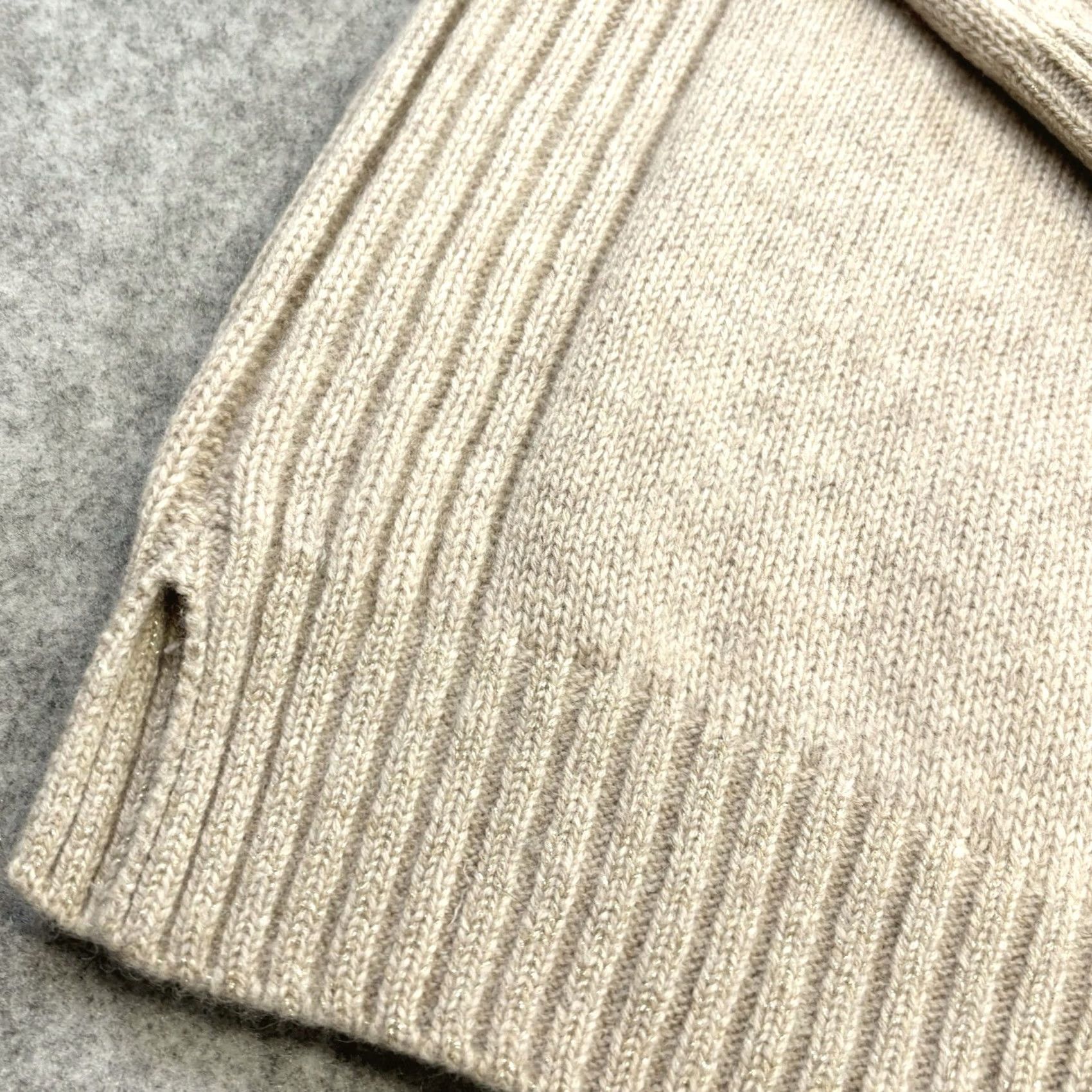 Vintage Wyse London Pullover Womens S/M jumper wool cashmere beige women Damaged See Pics Size S / US 4 / IT 40 - 6 Thumbnail