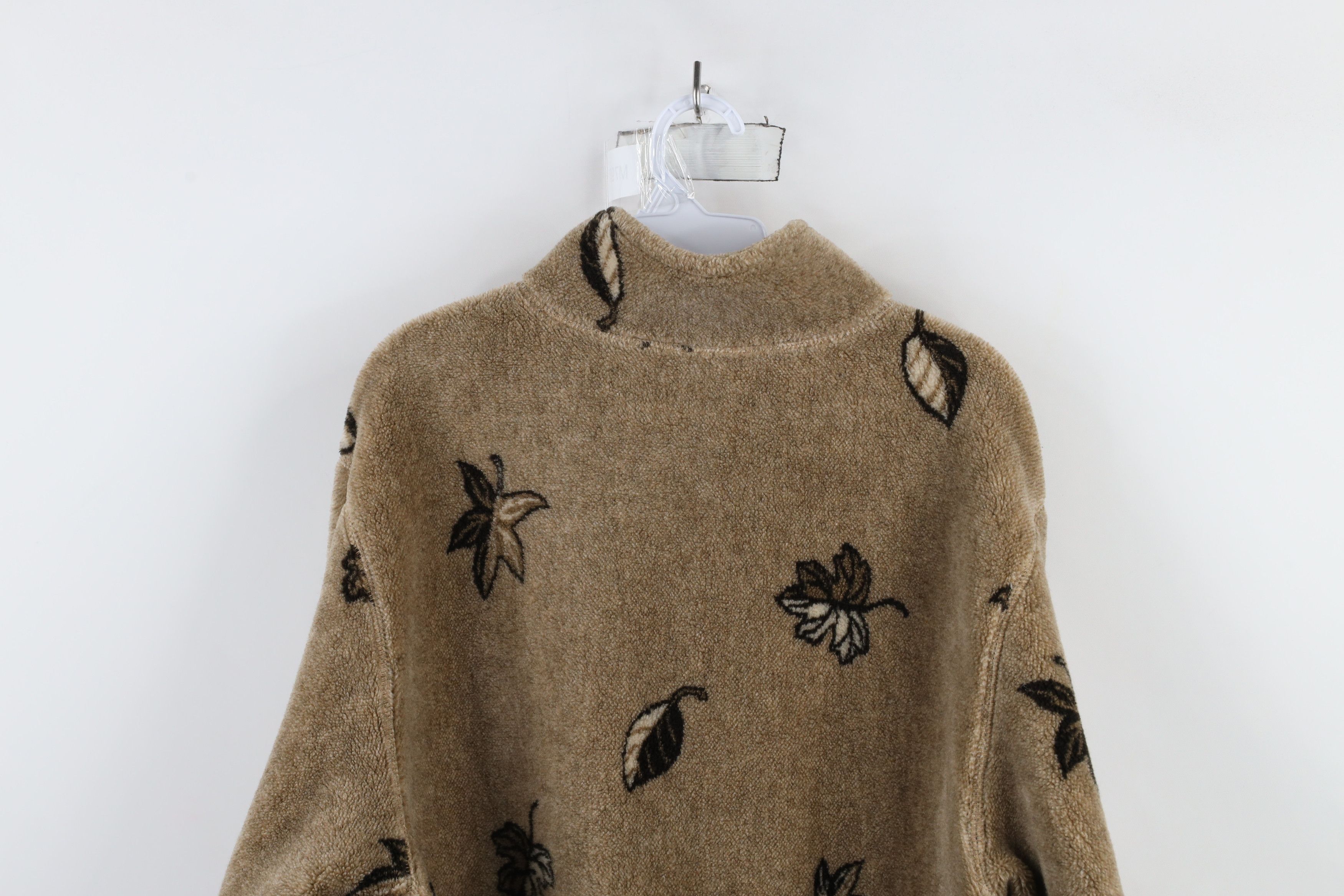 Vintage Vintage 90s Streetwear Tree All Over Print Fleece Jacket USA Size L / US 10 / IT 46 - 12 Thumbnail