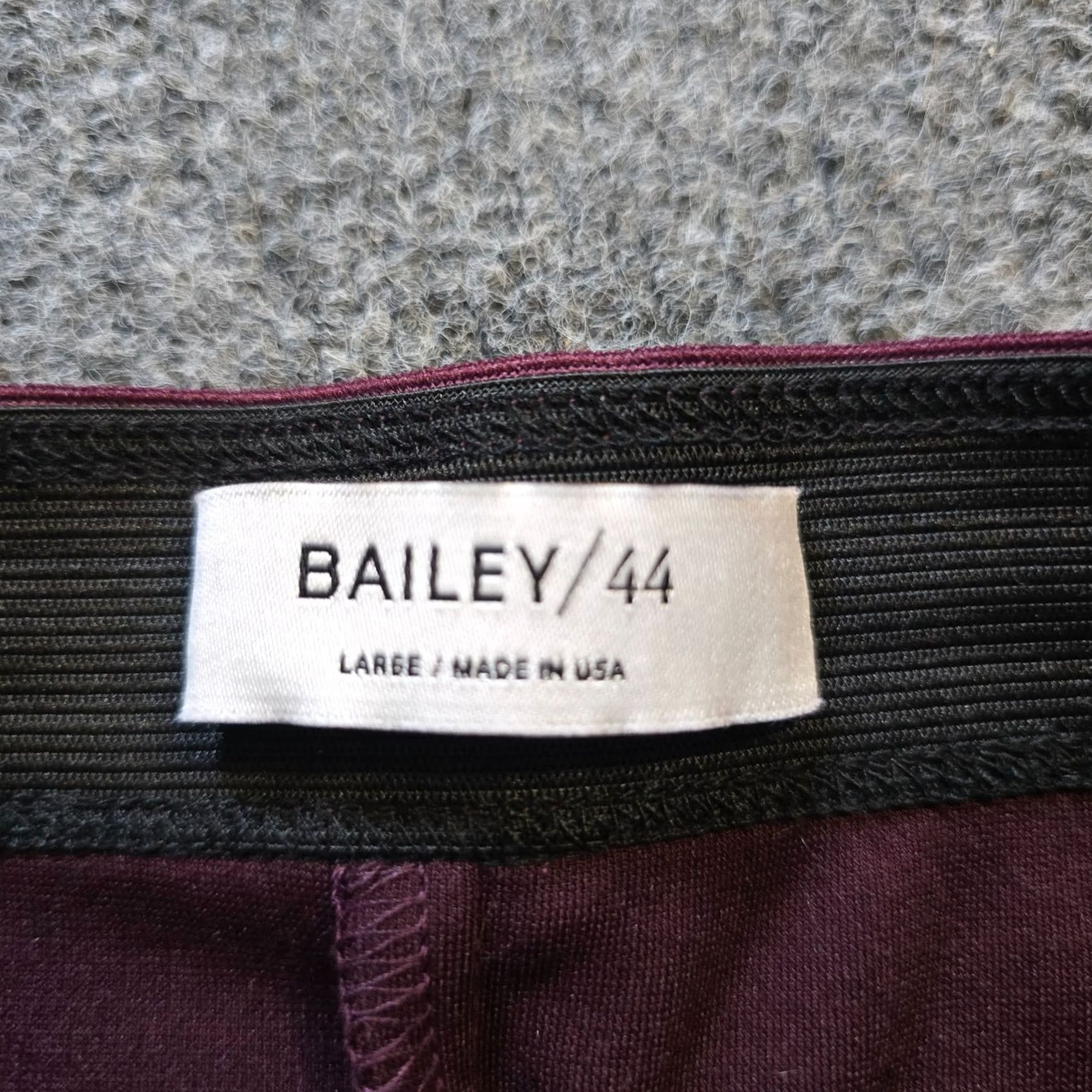 Bailey 44 Bailey 44 Pants Women L Red Burgundy Faux Leather Pull On Flare Casual Dress Pants Easter Size 36" / US 14 / IT 50 - 4 Thumbnail