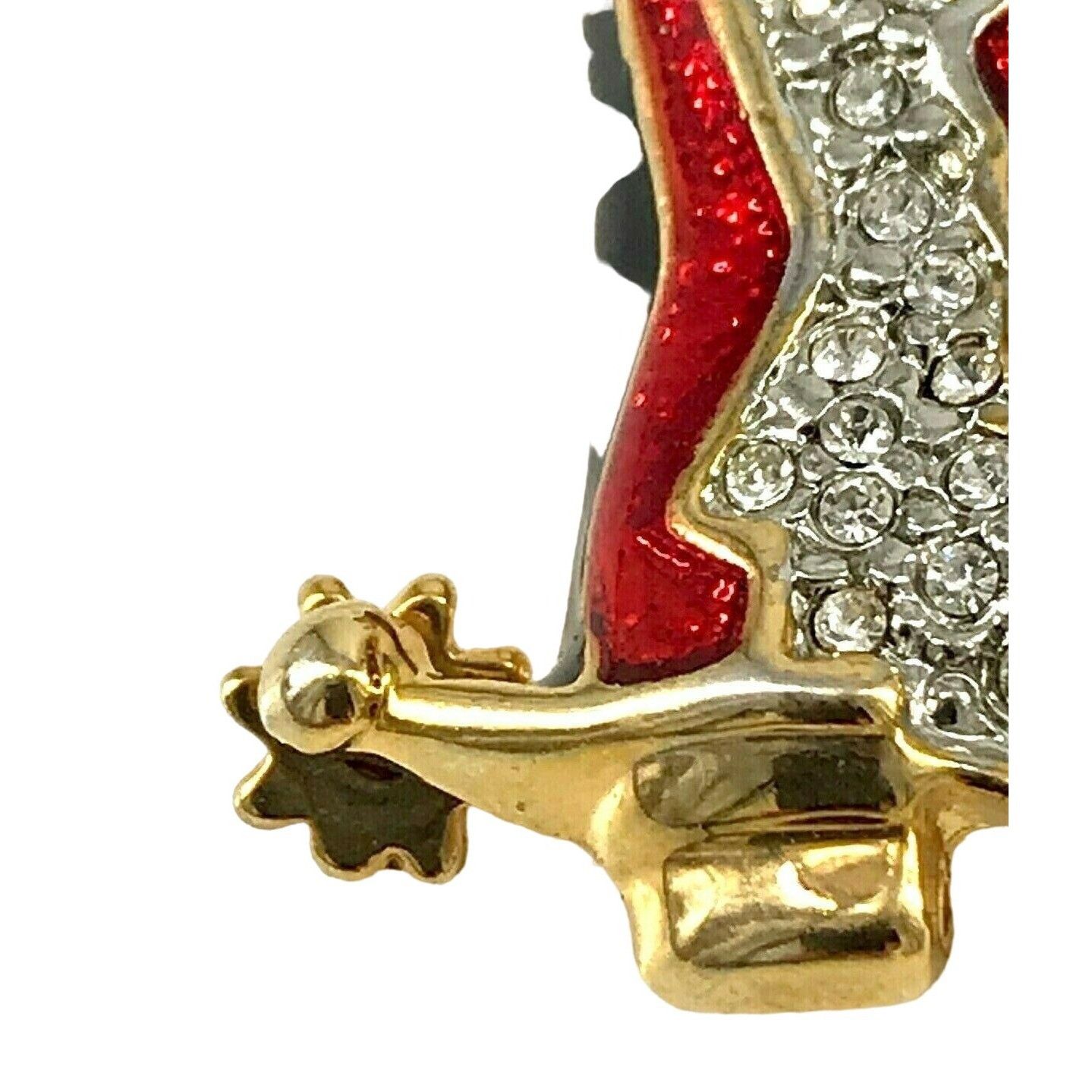 Other Rhinestone Cowboy Boot Brooch Rodeo Cowgirl Western Horse Ra Size ONE SIZE - 3 Thumbnail