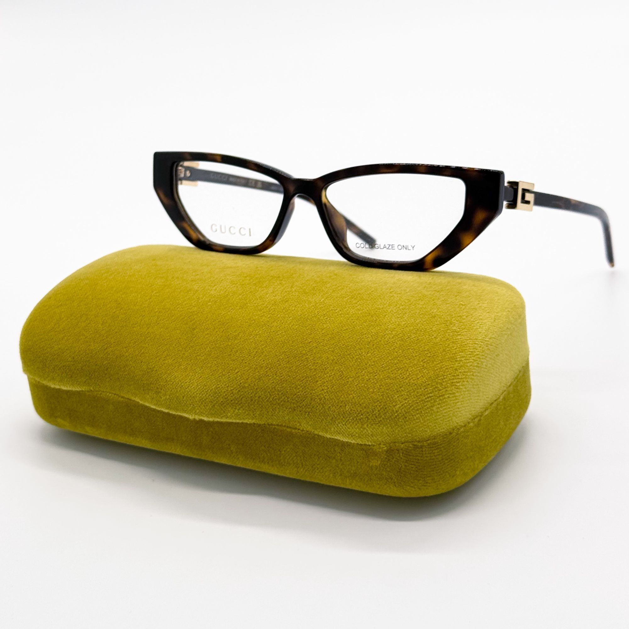 Gucci NEW GUCCI GG1683O 003 EYEGLASSES WOMEN HAVANA EYEWEAR Size ONE SIZE - 2 Thumbnail
