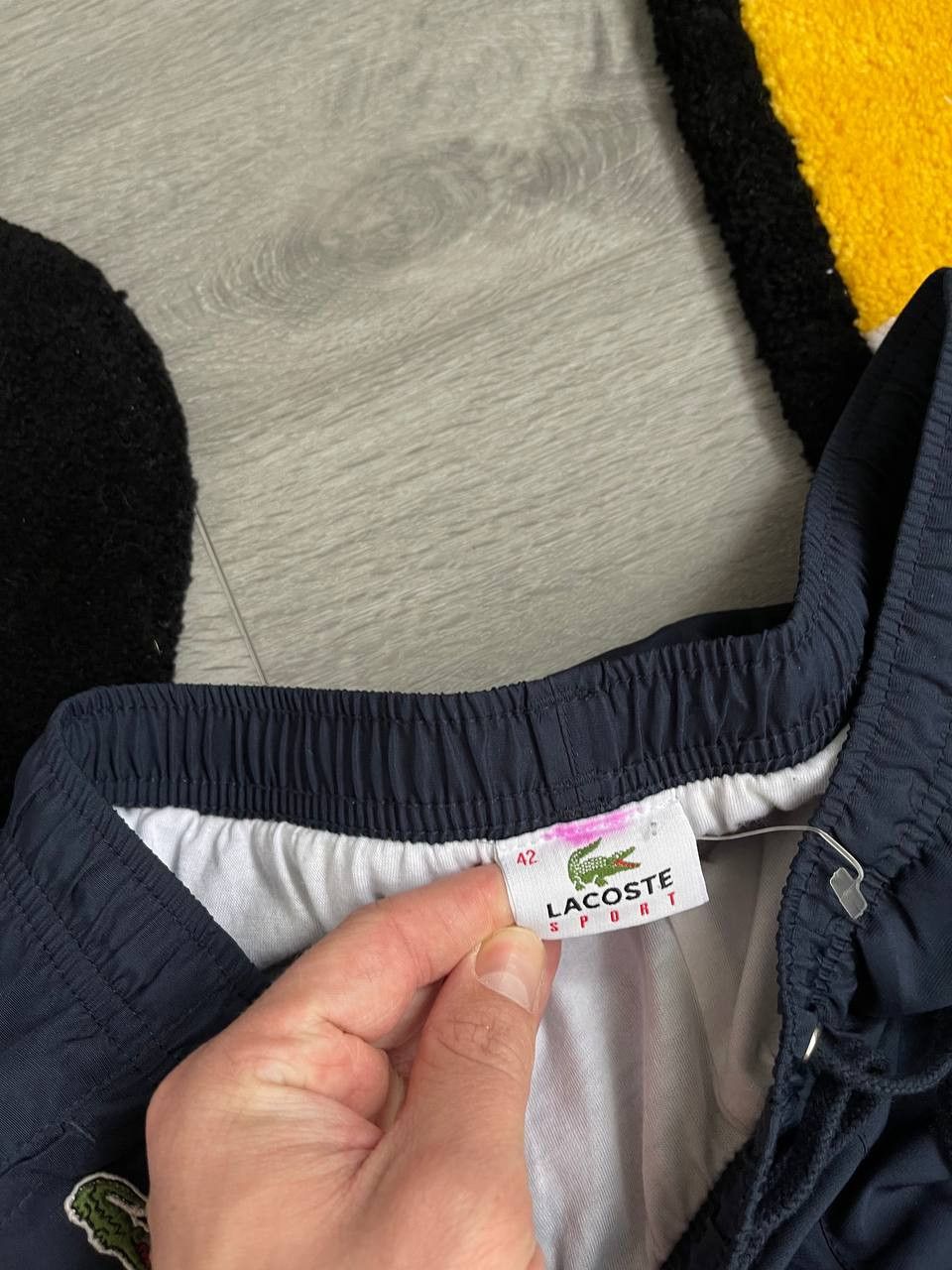 Lacoste × Streetwear × Vintage lacoste rare drill nylon sweaptants Size US 30 / EU 46 - 8 Thumbnail