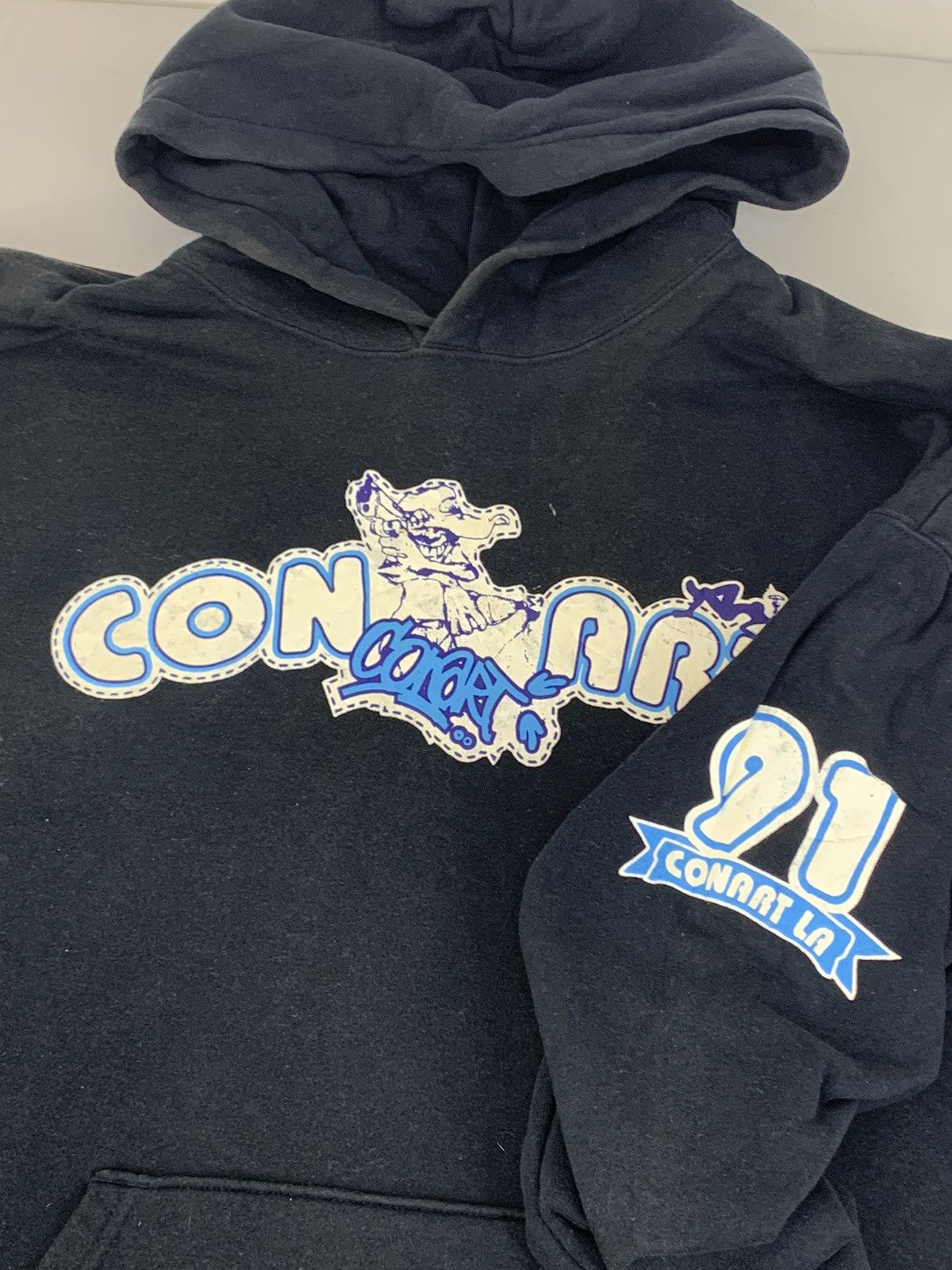 Japanese Brand Hype 90s Conart 91 La Pullover Hoodies Big Pocket Size US XL / EU 56 / 4 - 3 Thumbnail