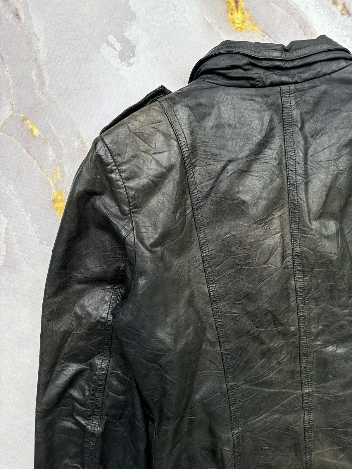 Japanese Brand Vintage Leather Jacket Size S / US 4 / IT 40 - 9 Thumbnail
