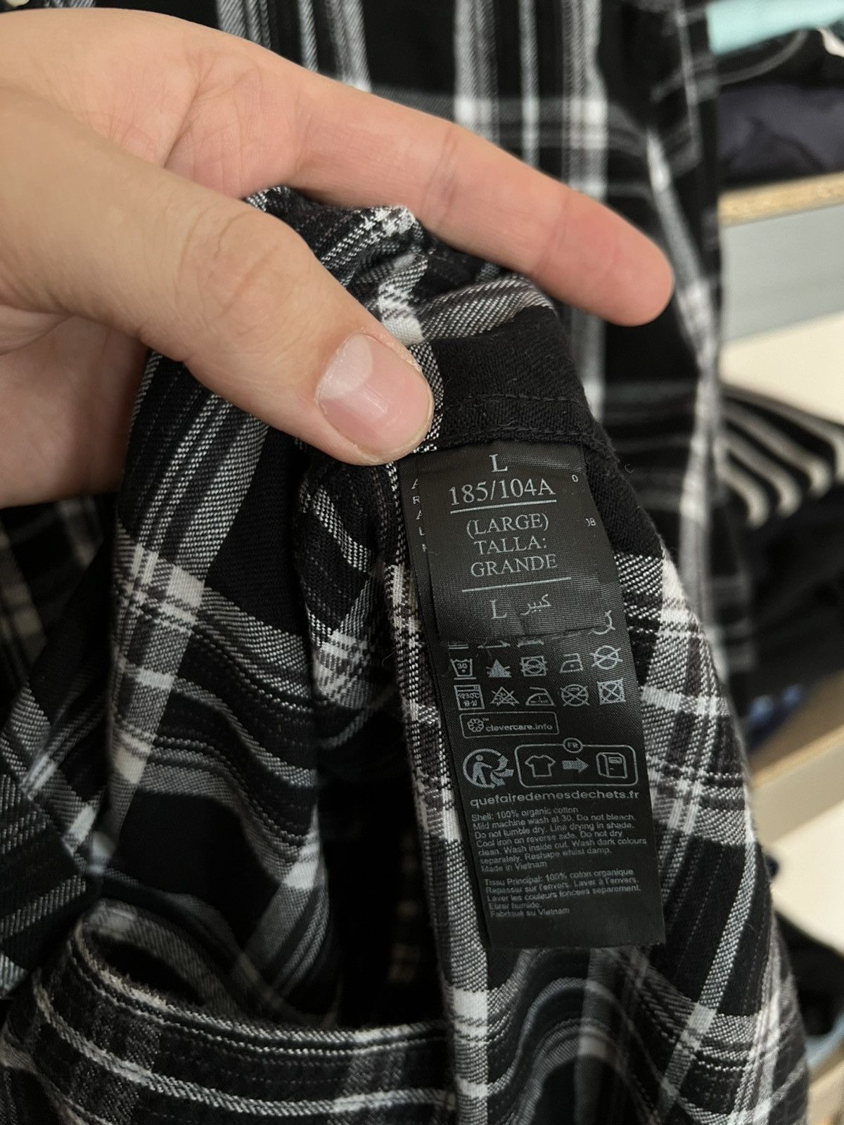 Allsaints × Designer Allsaints Zenith Button Up Shirt L Check Flannel Long Sleeve Size US L / EU 52-54 / 3 - 6 Thumbnail