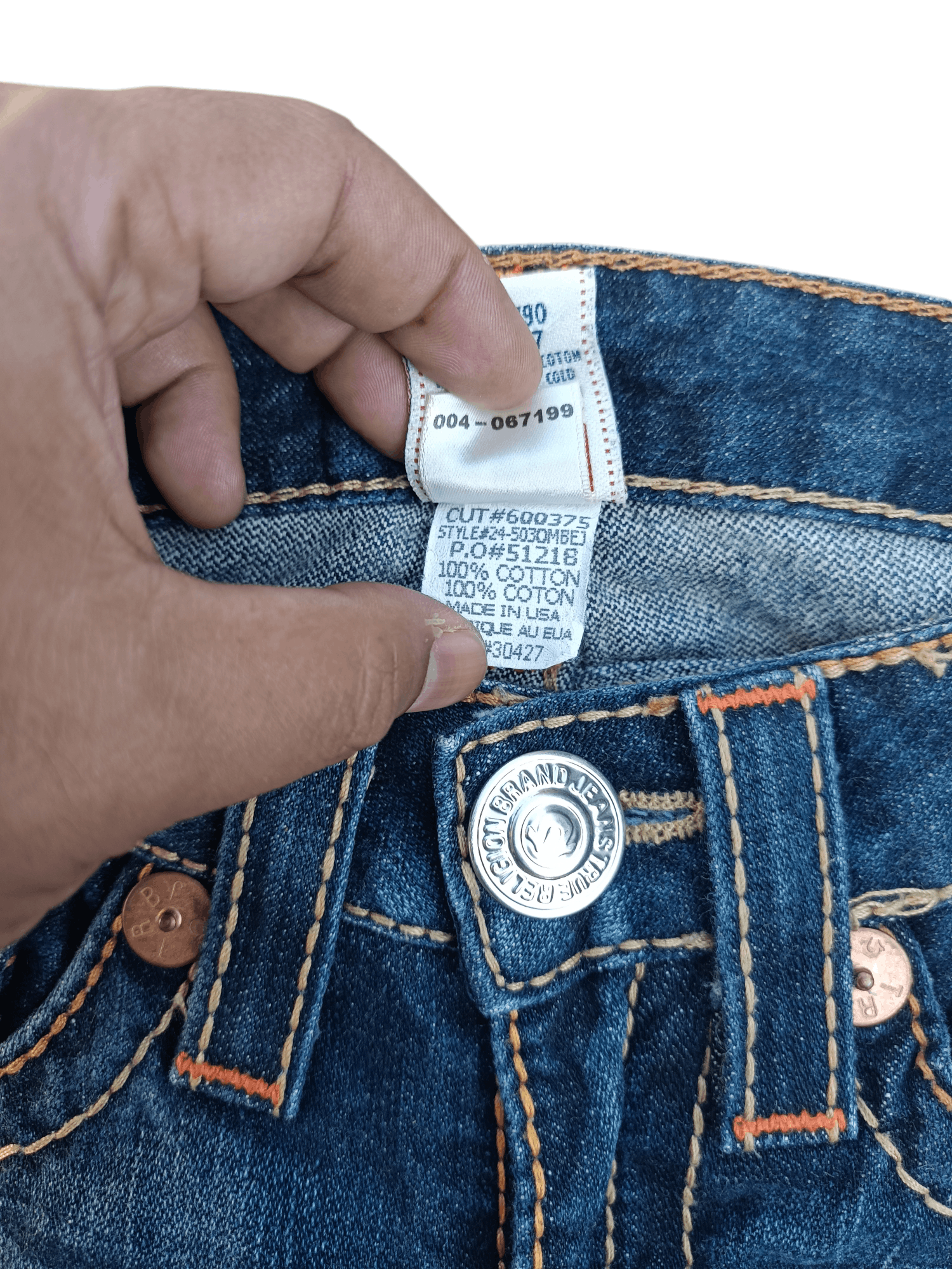 True Religion × Vintage True Religion Rainbow Joey Flare Jeans TR017 Size 27" / US 4 / IT 40 - 13 Thumbnail