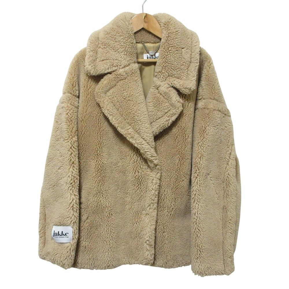 Other Other Jakke Teddy Bear Faux Shearling Short Coat Plastic / Synthetic Outerwear DUTY FREE for USA Size ONE SIZE - 1 Thumbnail