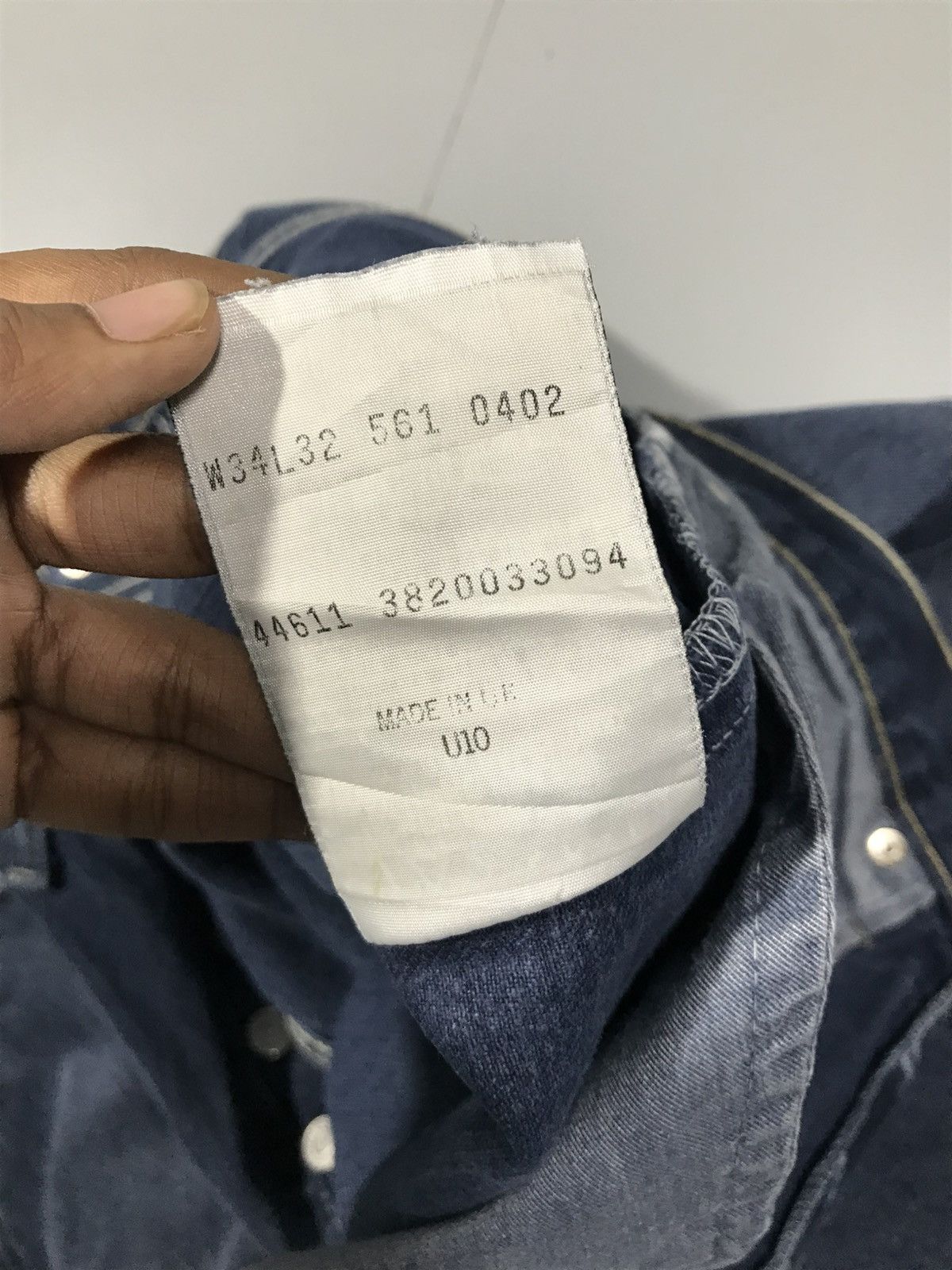 Levi's Vintage Levi’s buckle belt denim Size US 34 / EU 50 - 10 Thumbnail