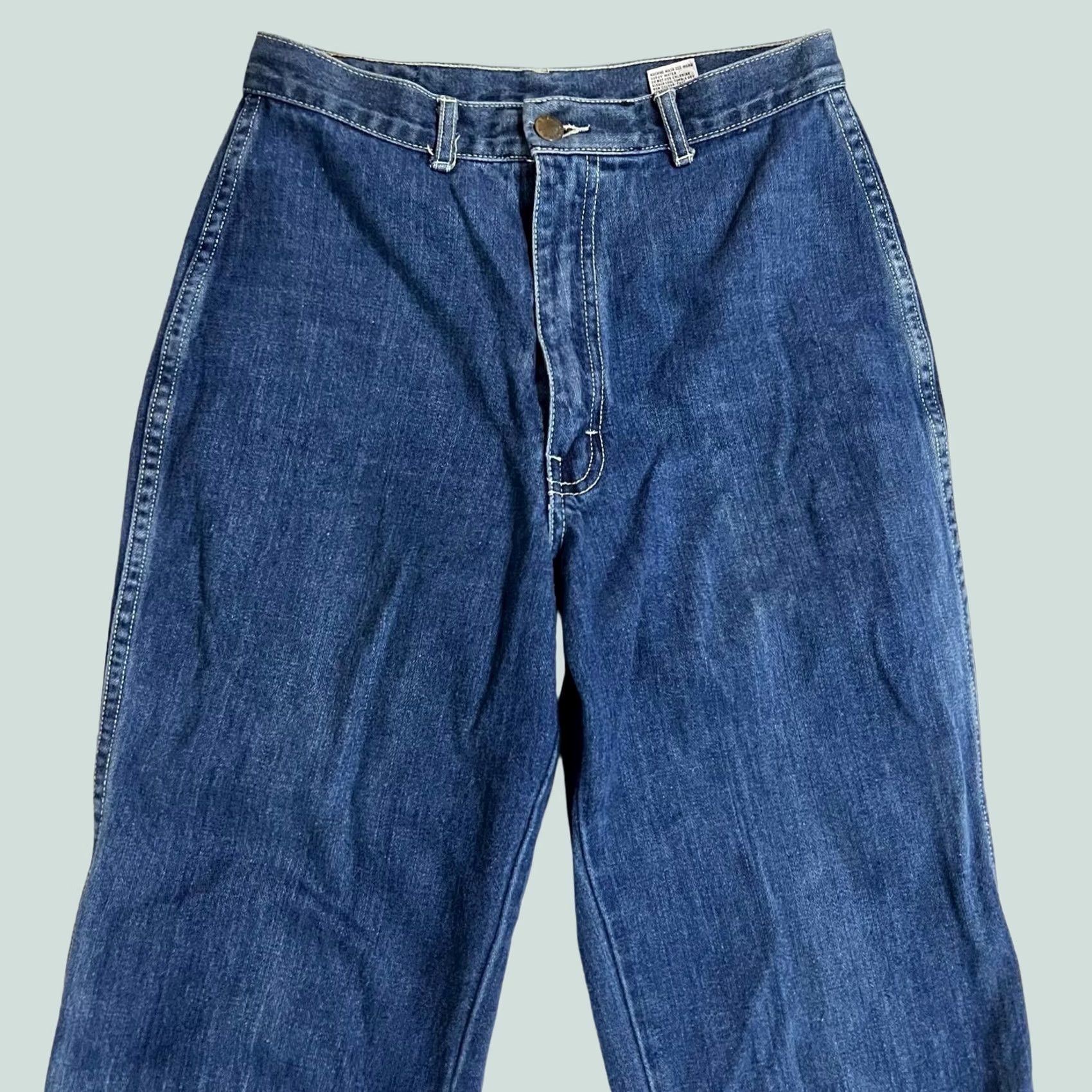 Vintage VINTAGE Pentimento Jeans Flared 70s High Rise Blue Denim 11 Womens Universal Flare Women's Jeans Size 32" / US 10 / IT 46 - 1 Thumbnail