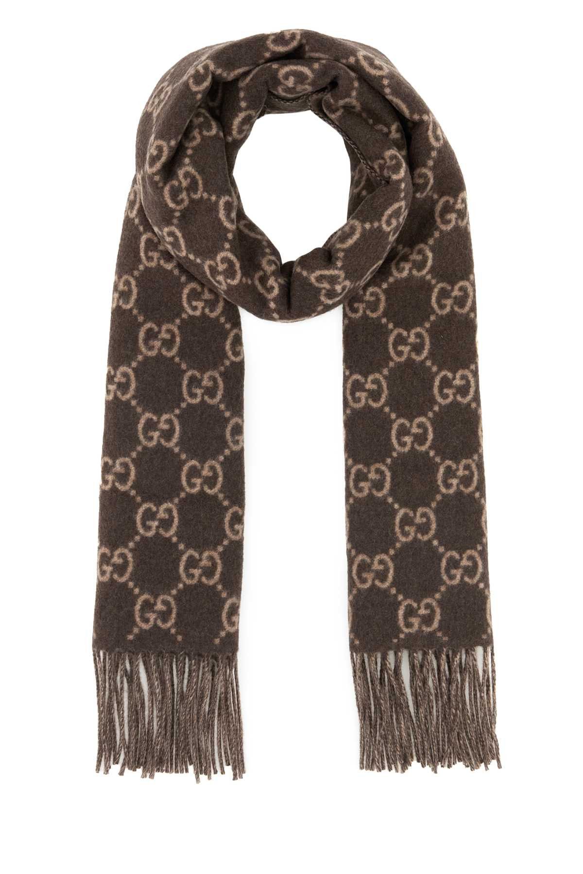 Gucci Embroidered Cashmere Scarf Size ONE SIZE - 1 Thumbnail