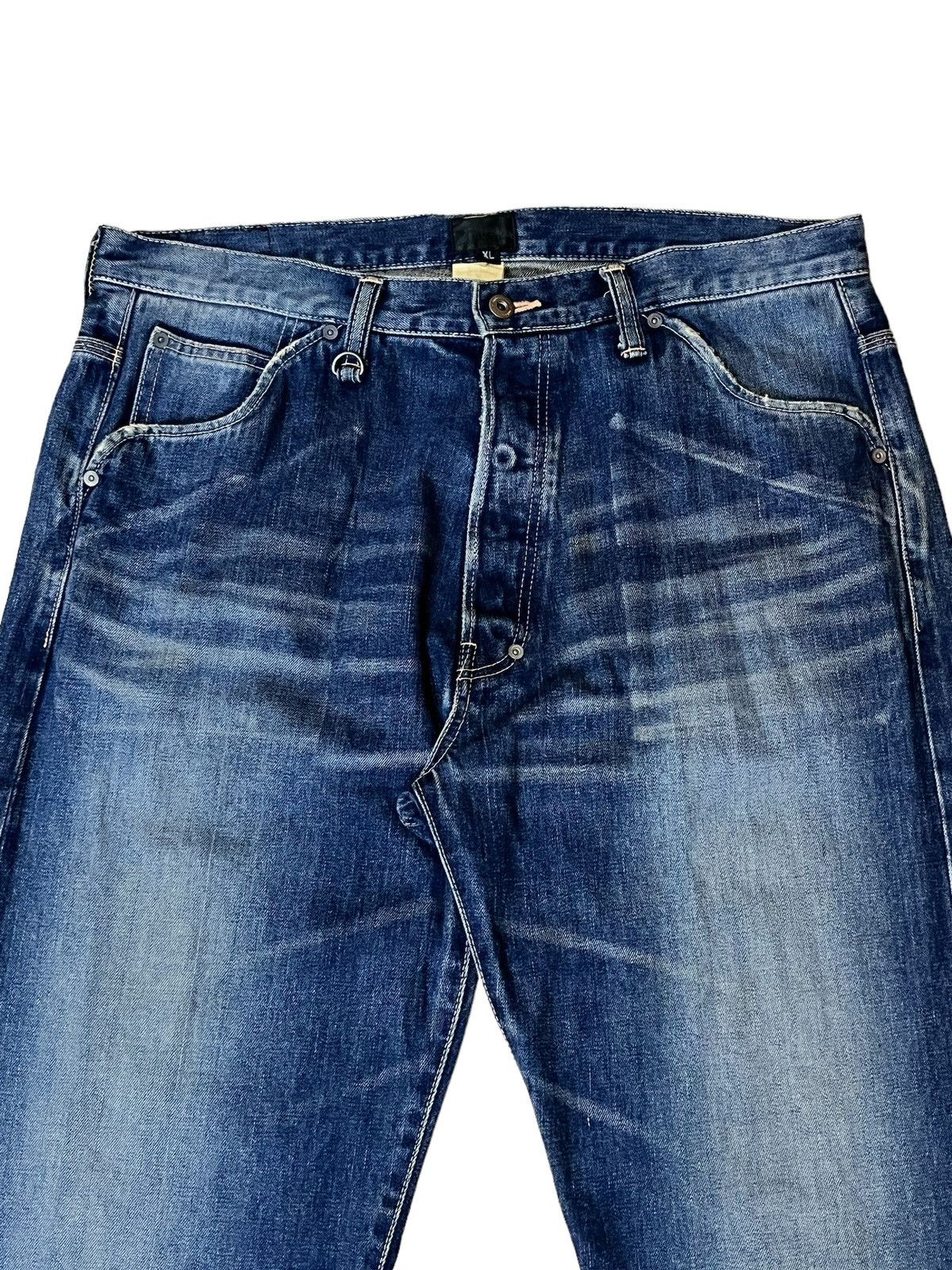 Japanese Brand SICK Y2K JAPANESE CULTURE NITRAID LOOSE FIT SELVEDGE JEANS Size US 37 - 3 Thumbnail